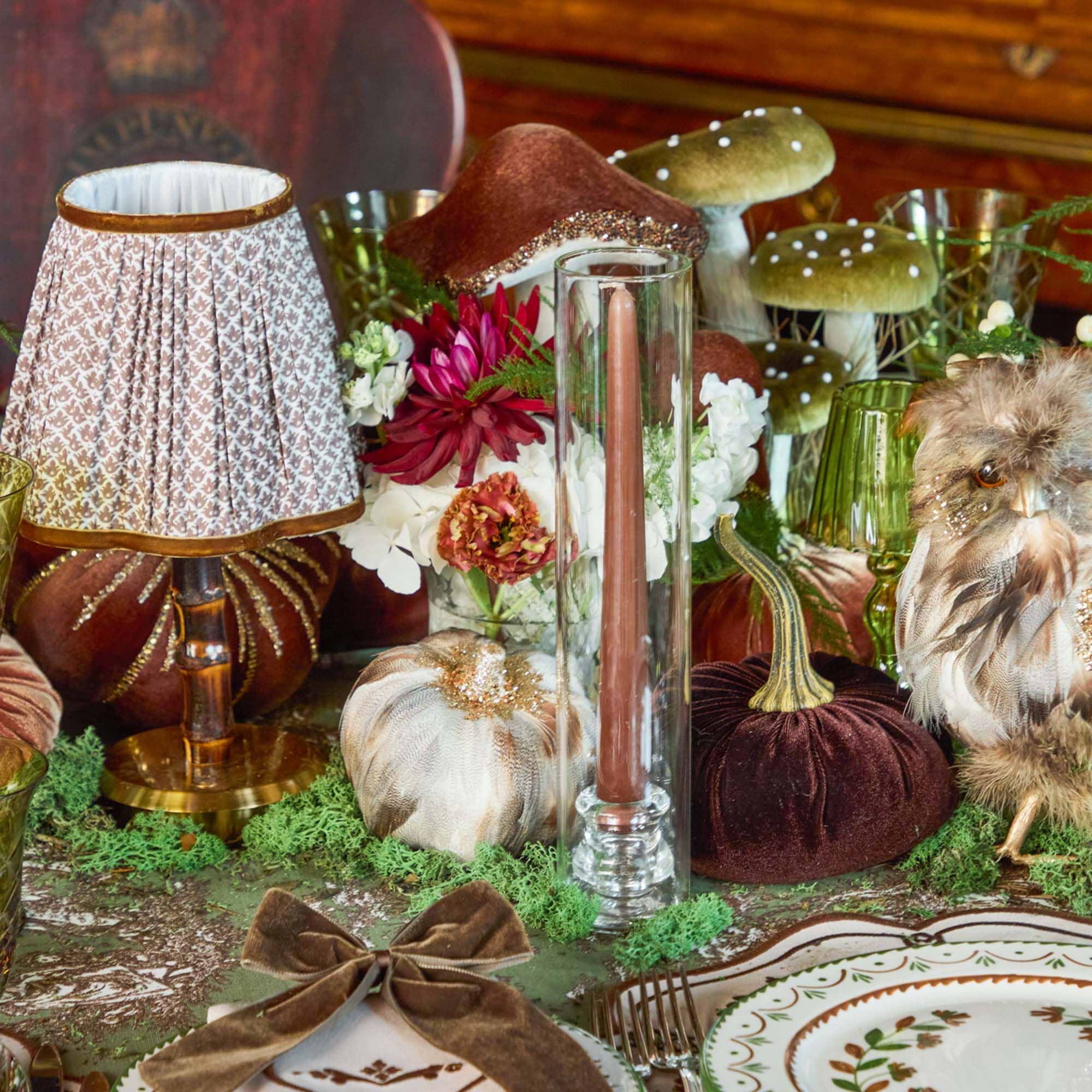 Claudia Hurricane Glass Candle Holders (Pair)