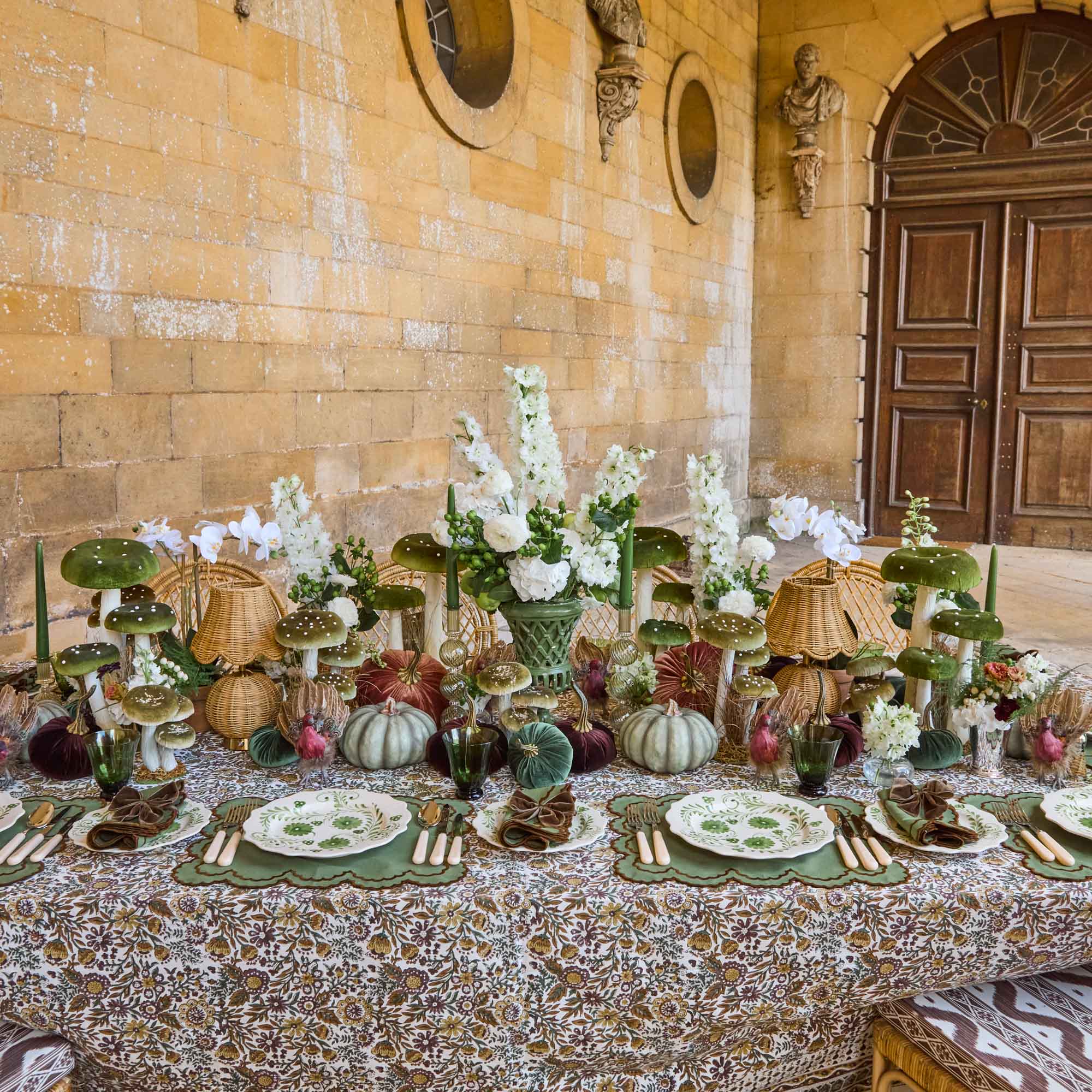 Engraved Vases (Trio)