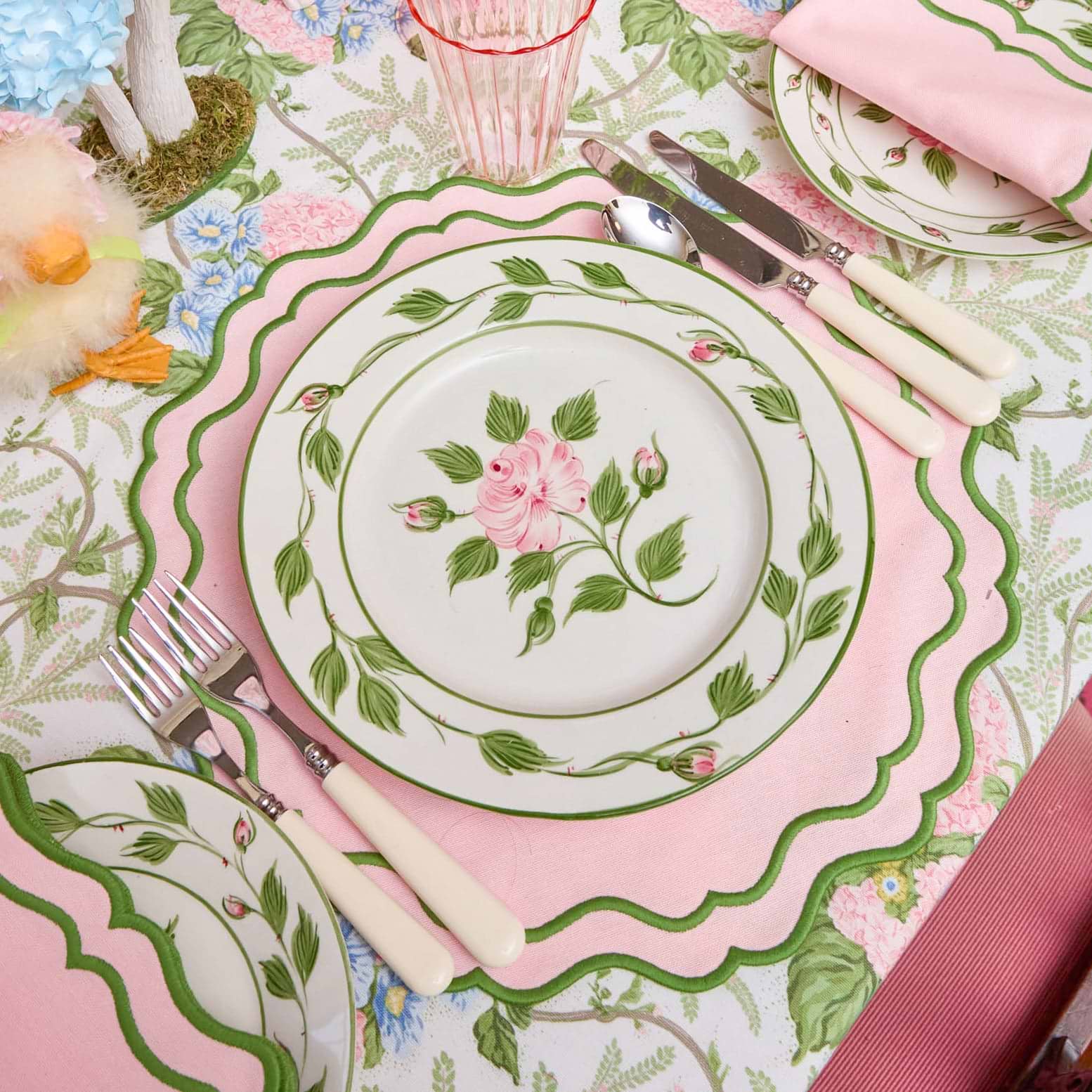 Rose Bud Dinner Plate