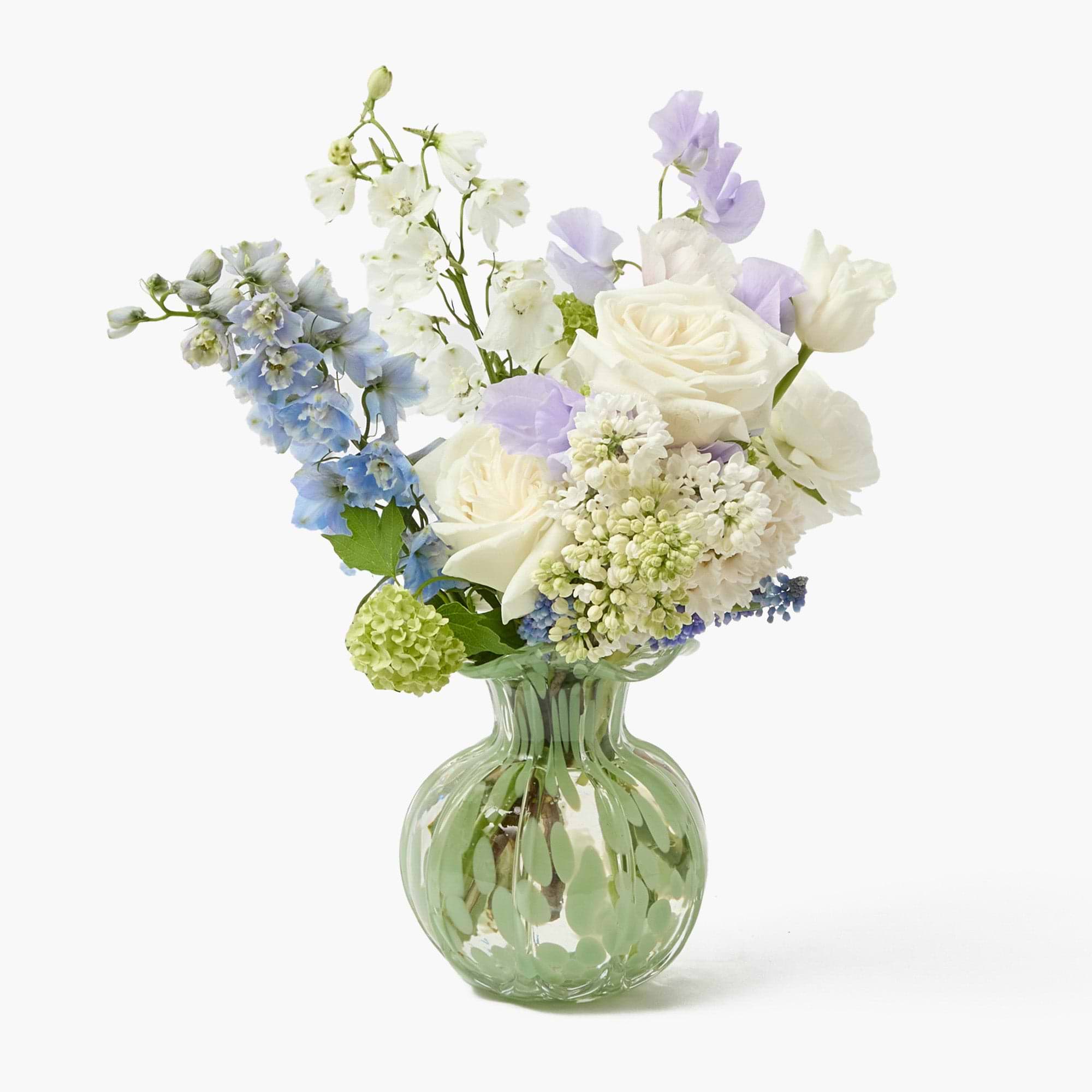 Dappled Glass Vases (Set of 3)
