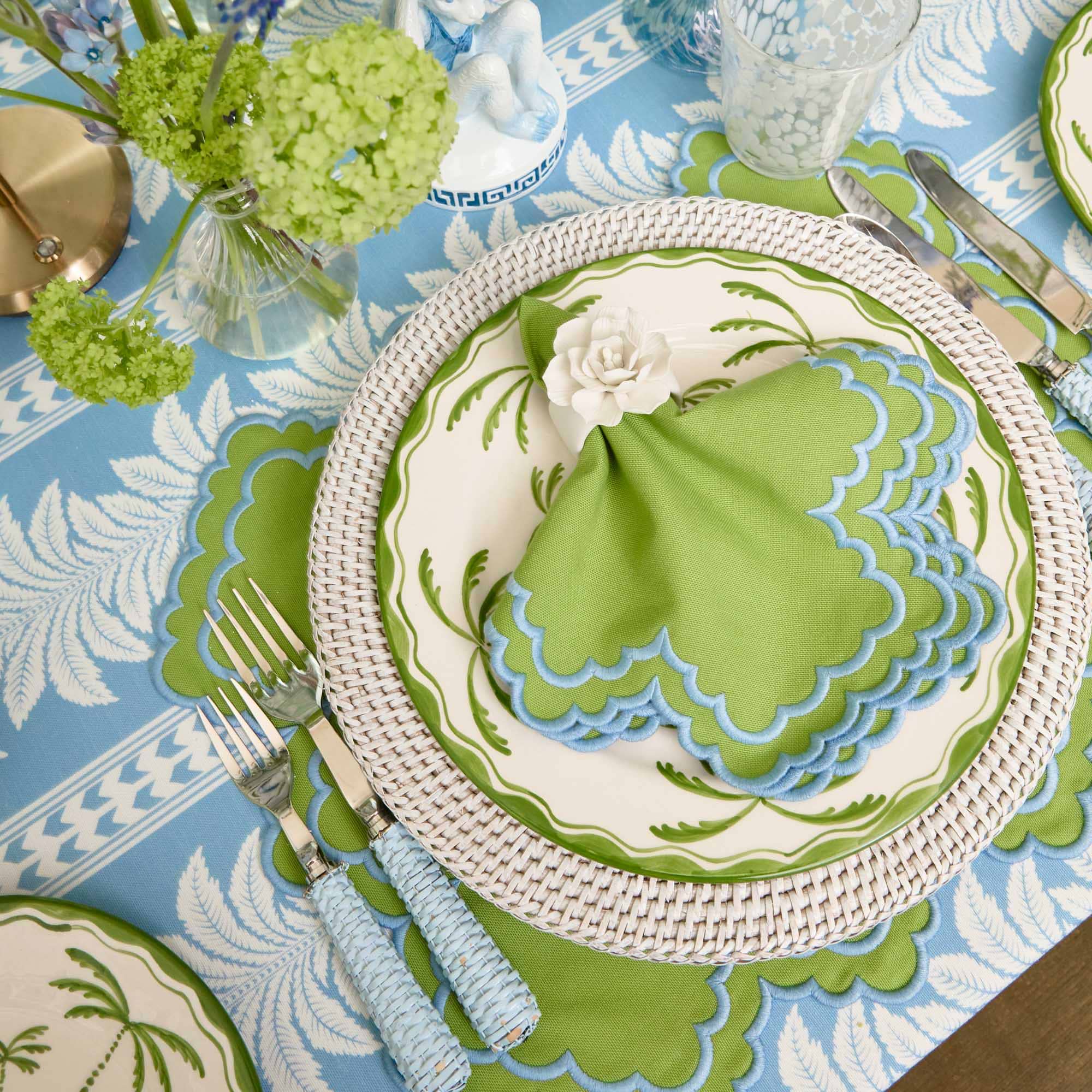 Blue Rattan Cutlery (5 Piece)
