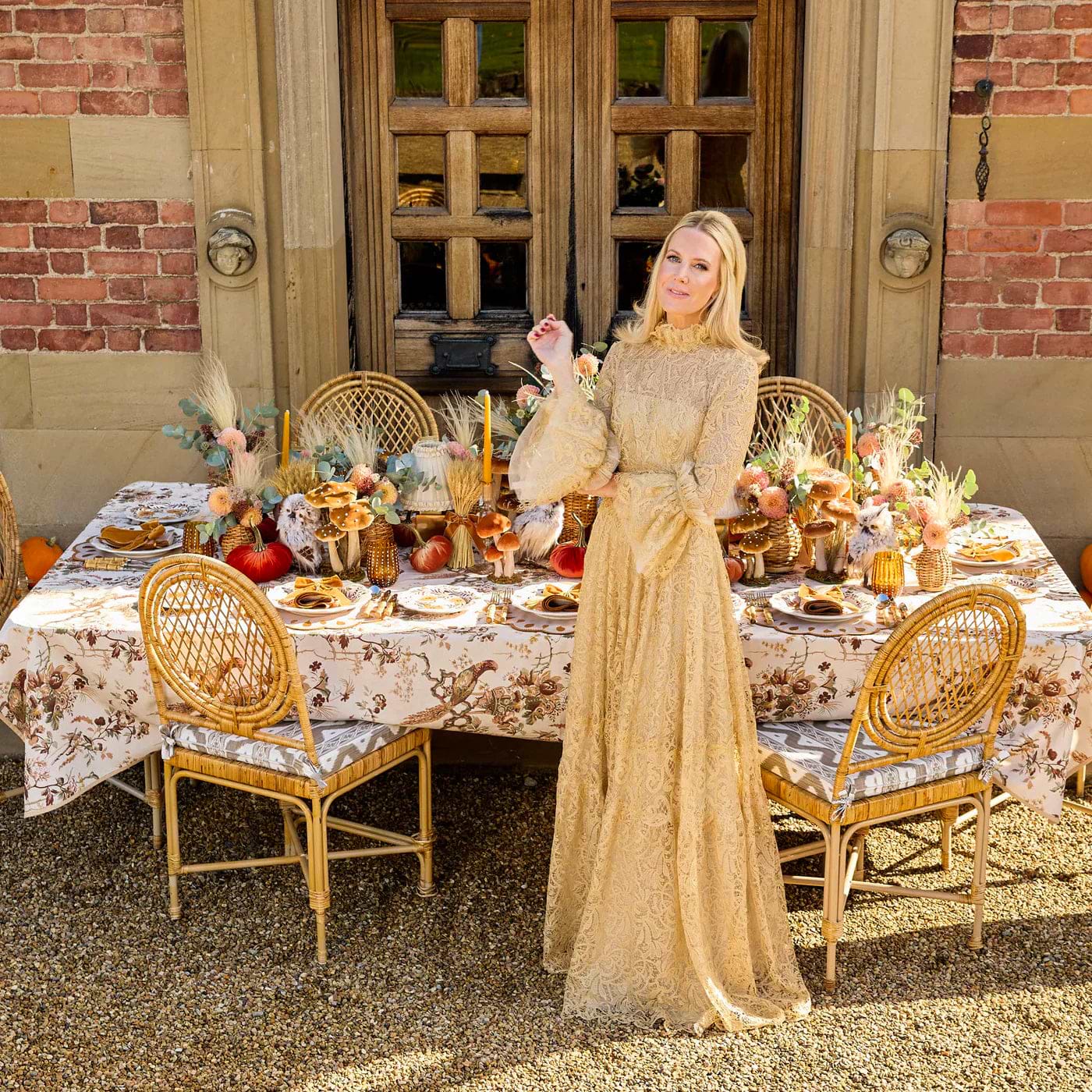 Pheasant & Flora Tablecloth