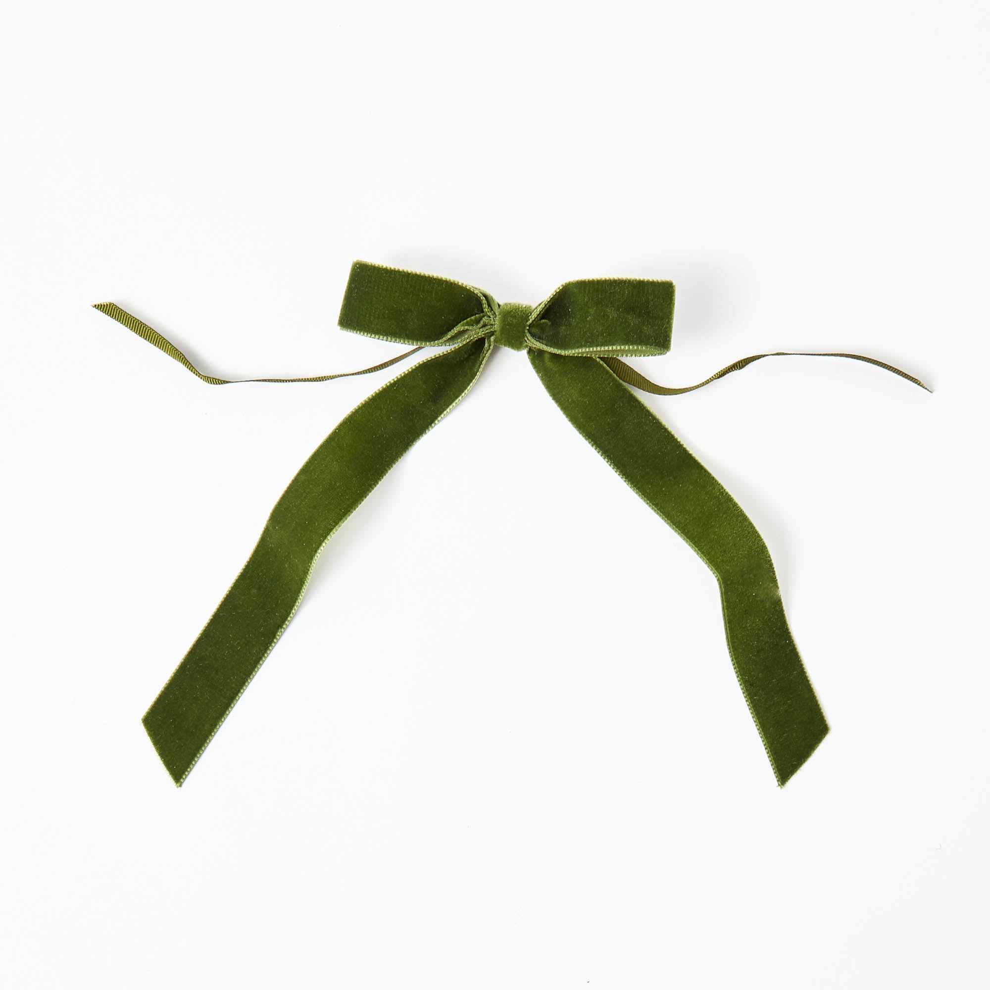 Forest Green Velvet Bows (Set of 4) - 20cm