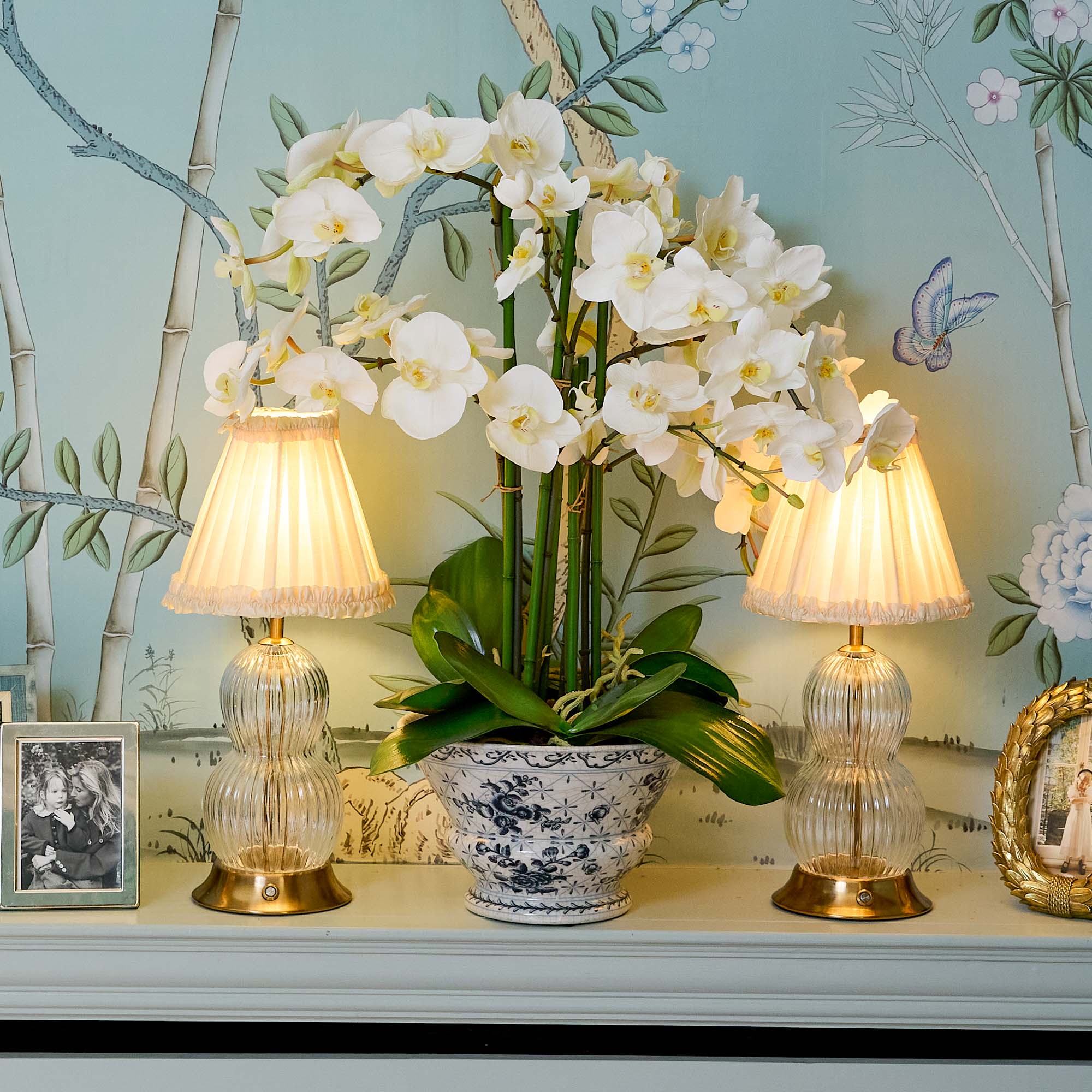 Glass Bardot Rechargeable Lamp