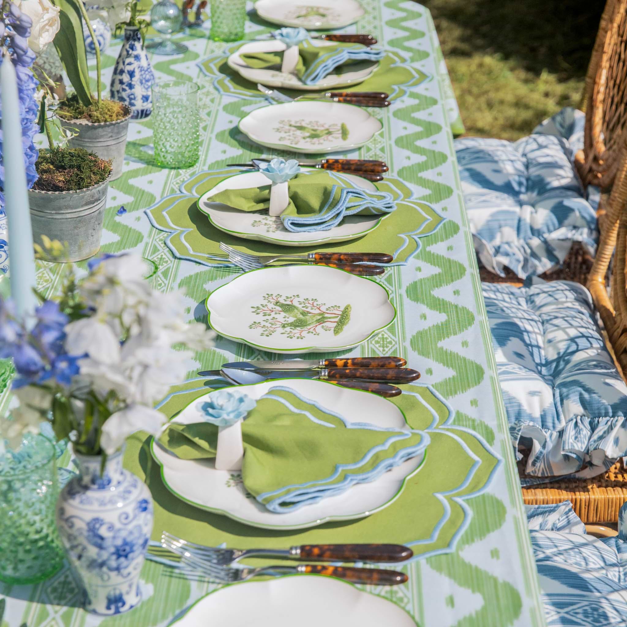 Fleur Green Napkins (Set of 4)