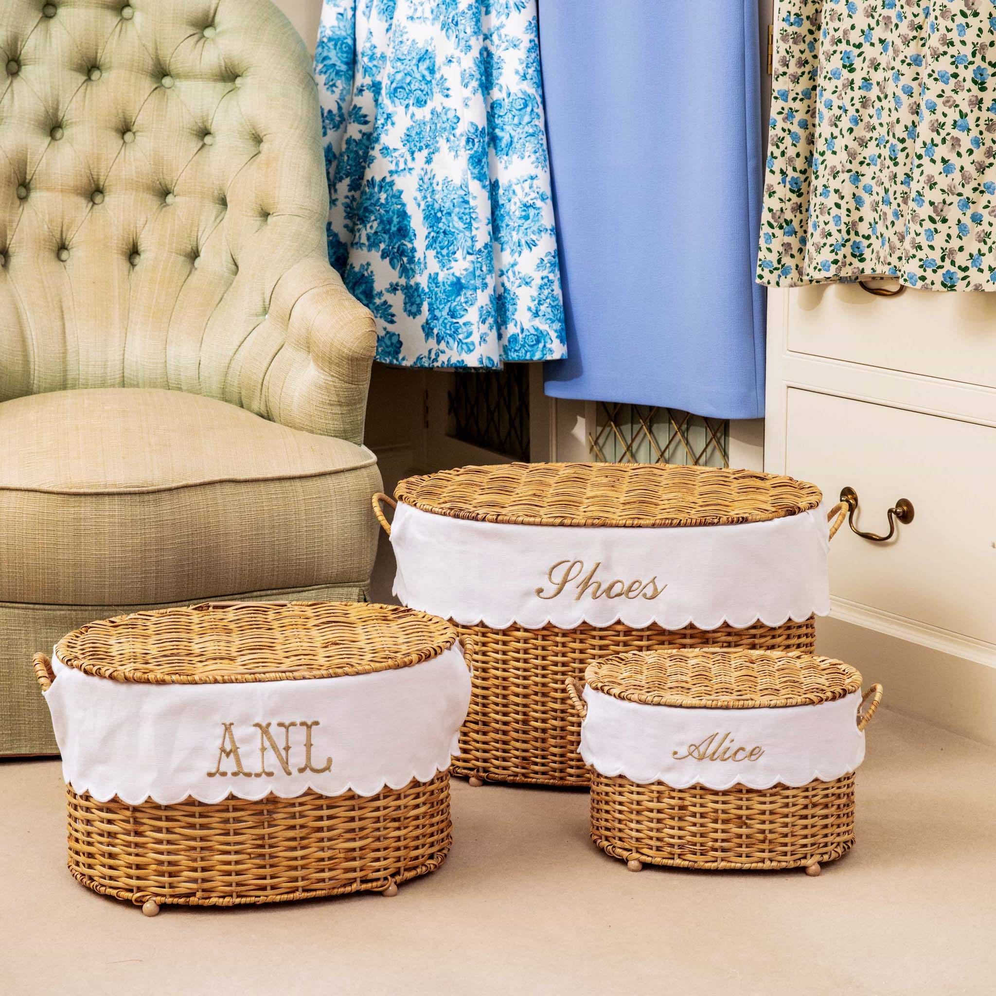 Isabella Rattan Basket (Small)