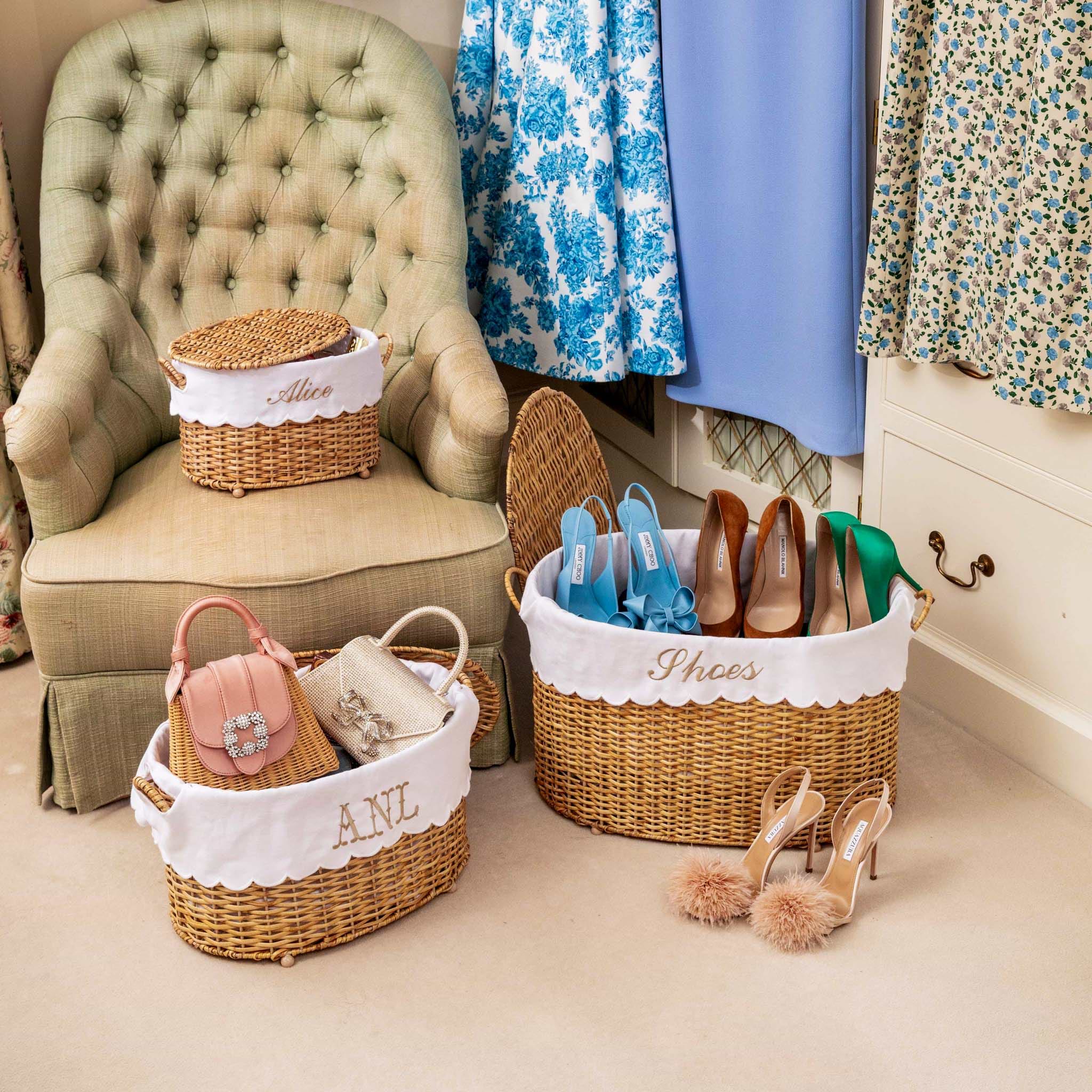 Isabella Rattan Basket (Medium)