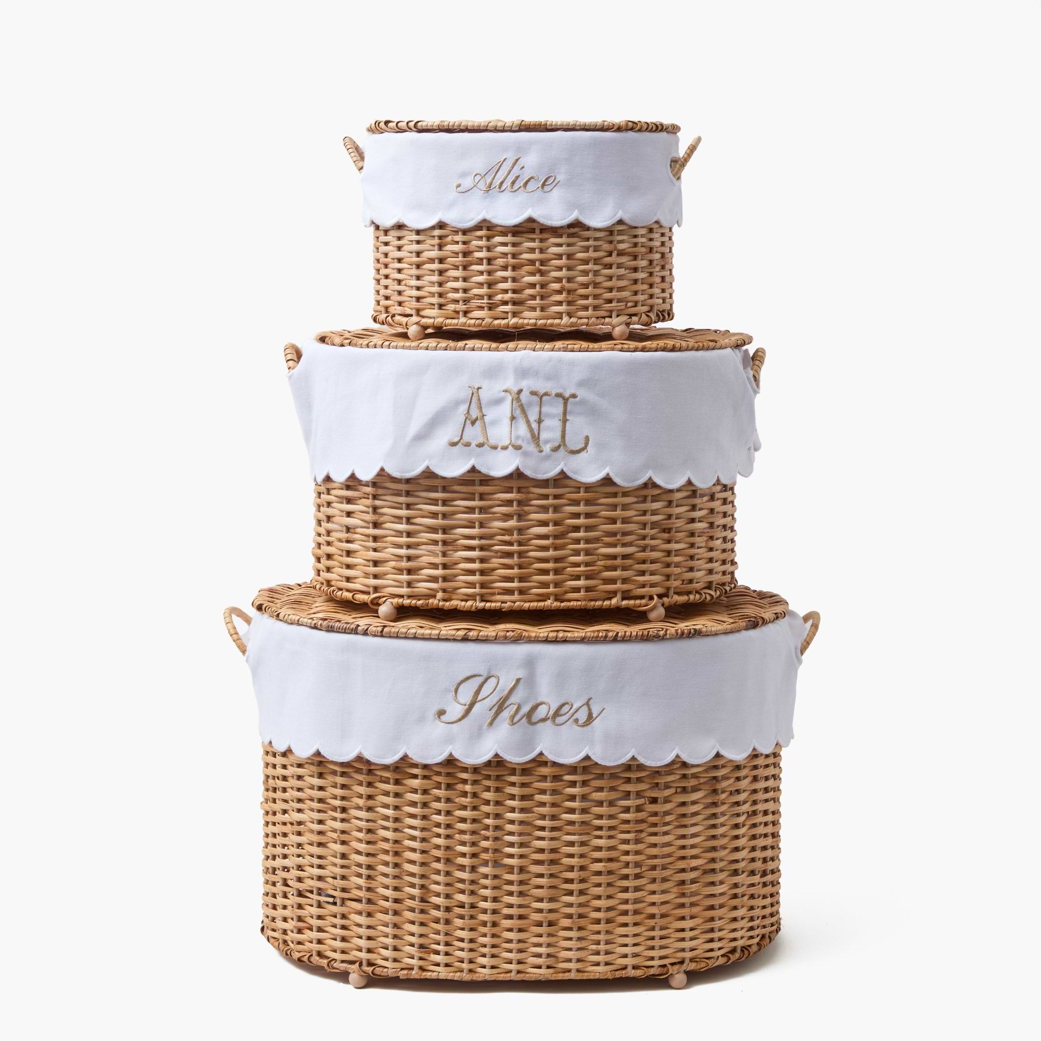 Isabella Rattan Basket (Small)