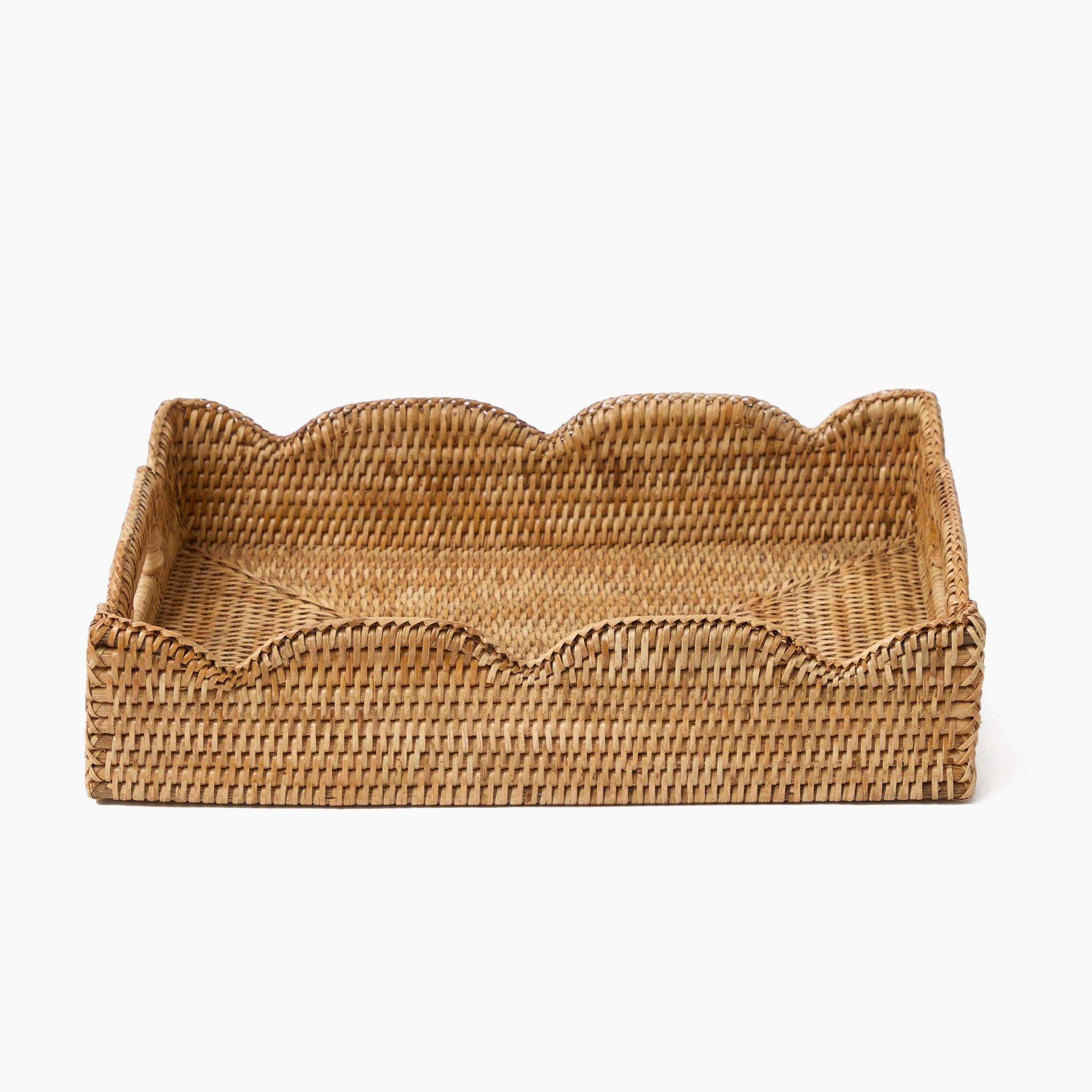 Natural Medium Rattan Tray