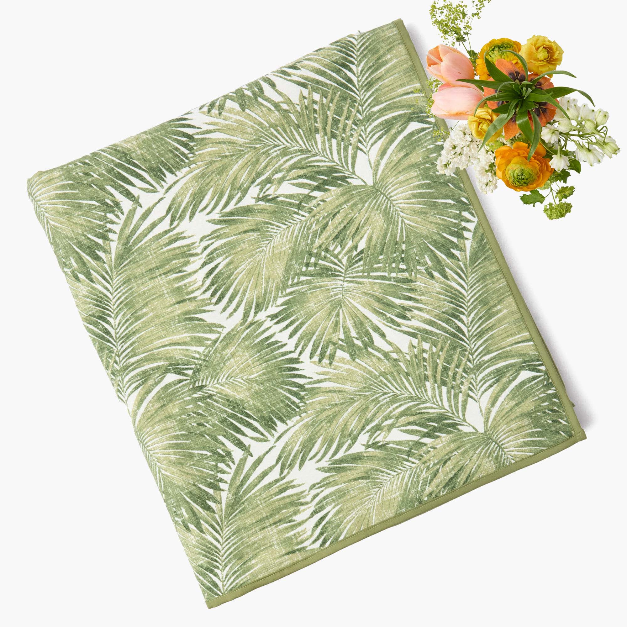 Green Palm Tablecloth