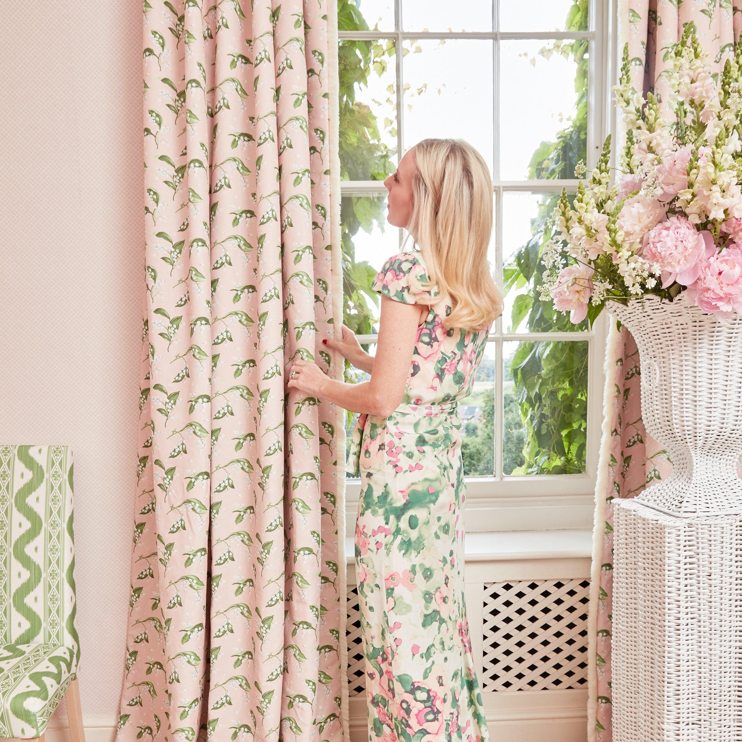 Lily of the Valley Fabric - Mrs. Alice