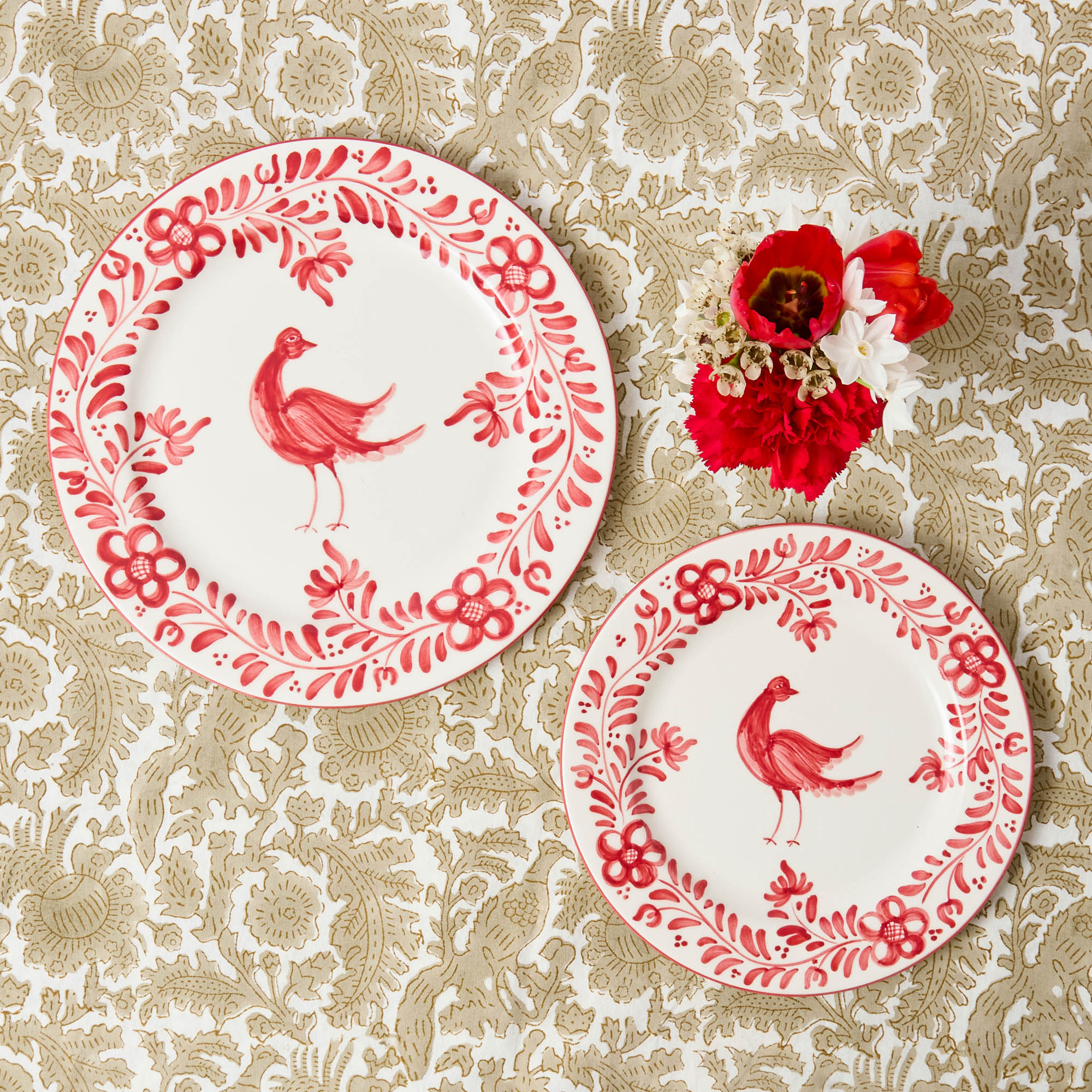 Martha Red Starter Plate