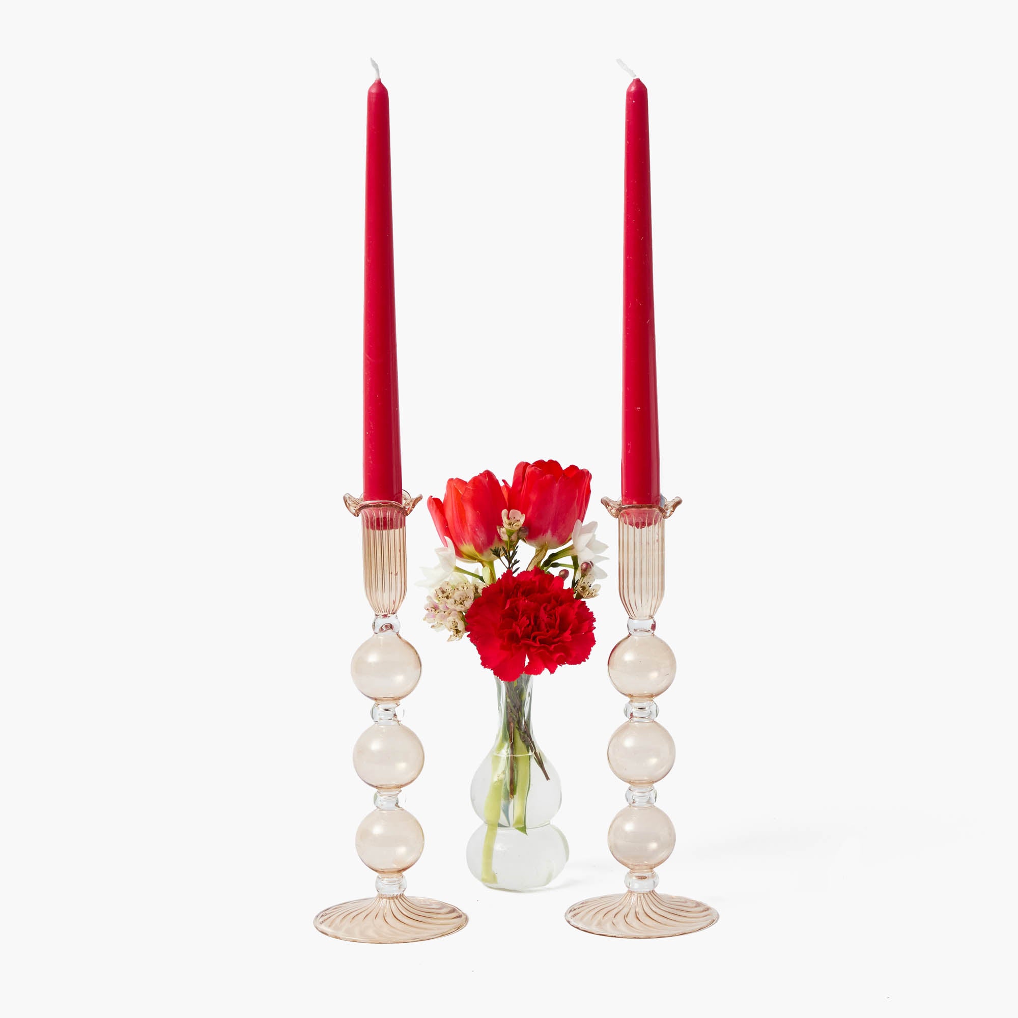 Chestnut Eden Candle Holders (Pair)