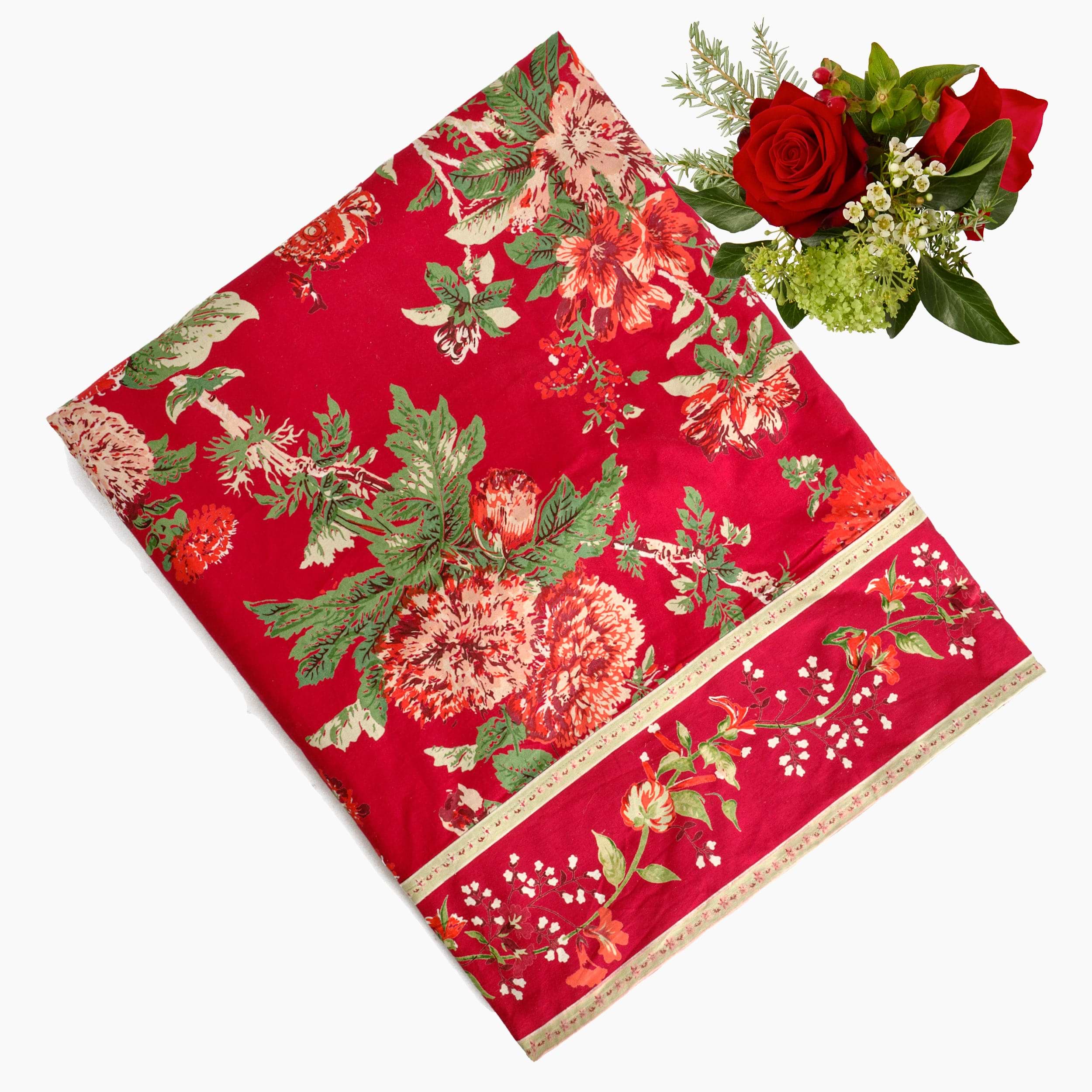 Marie-Noelle Floral Tablecloth