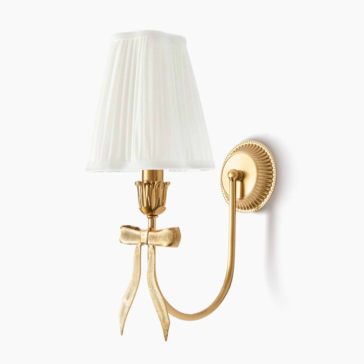 Marilyn Bow Rechargeable Wall Light with Cream Shade (14cm)