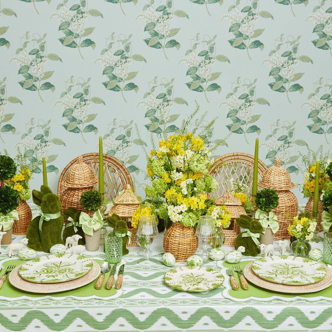 Natural Rattan Decoration Set - Mrs. Alice