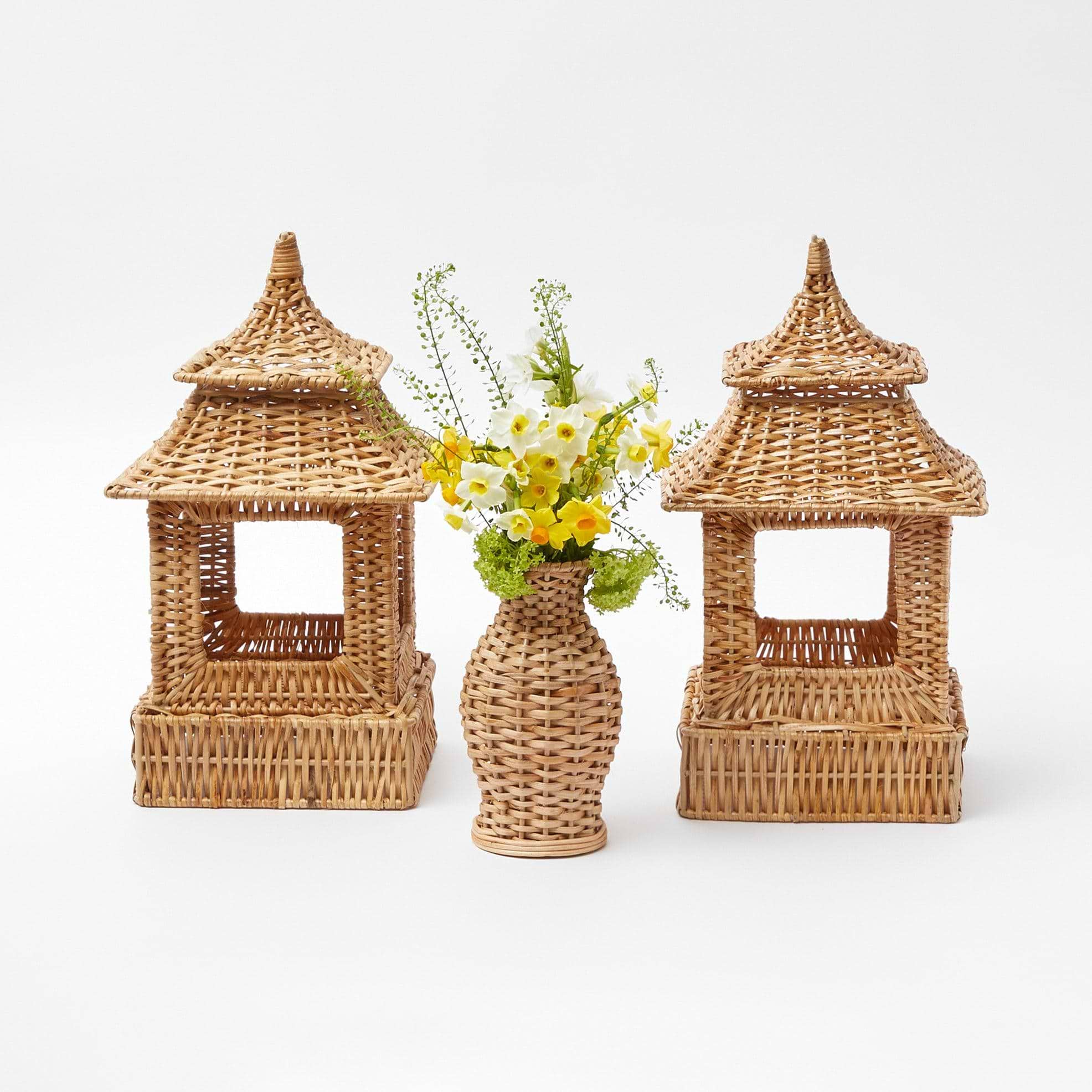 Natural Rattan Decoration Set - Mrs. Alice