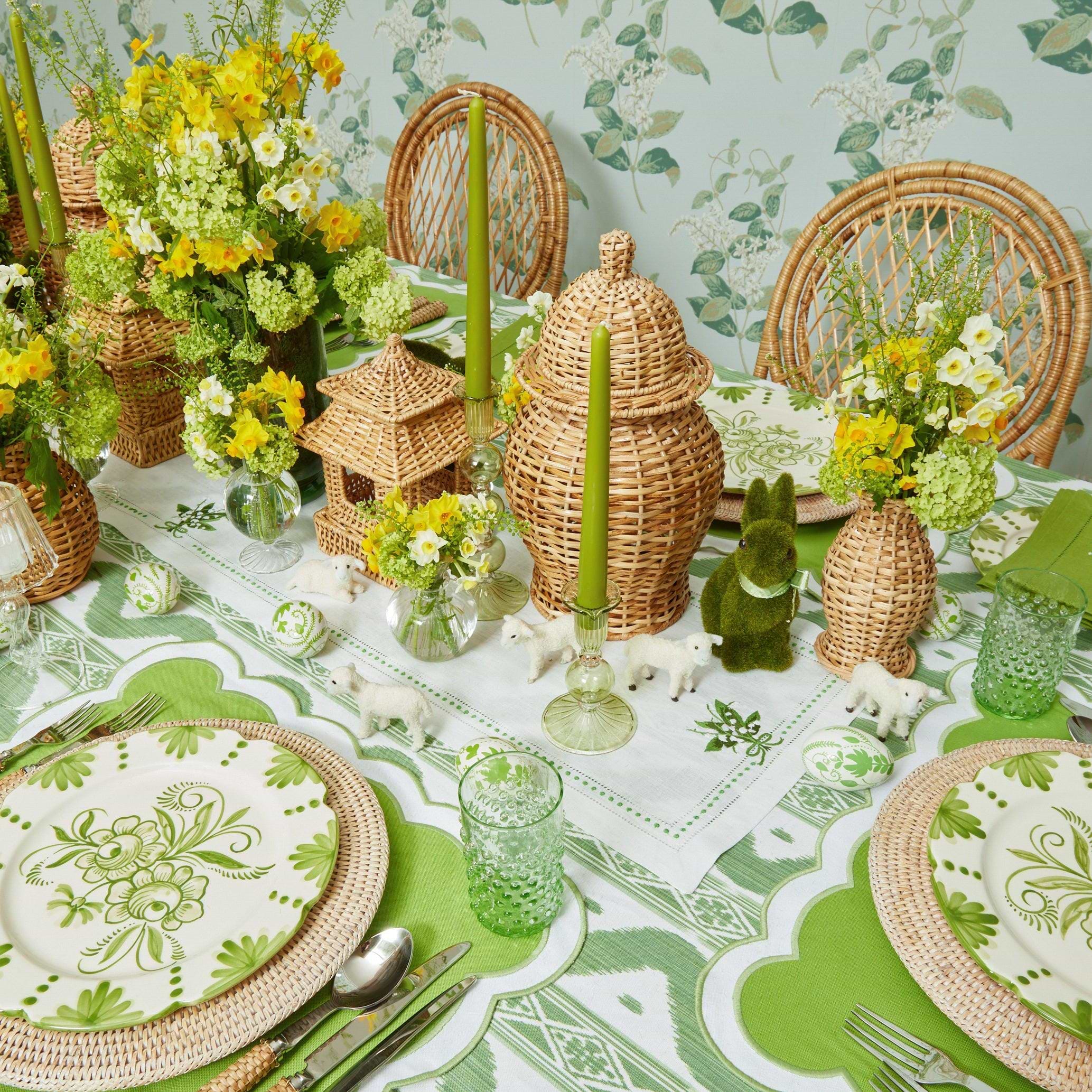 Natural Rattan Decoration Set - Mrs. Alice