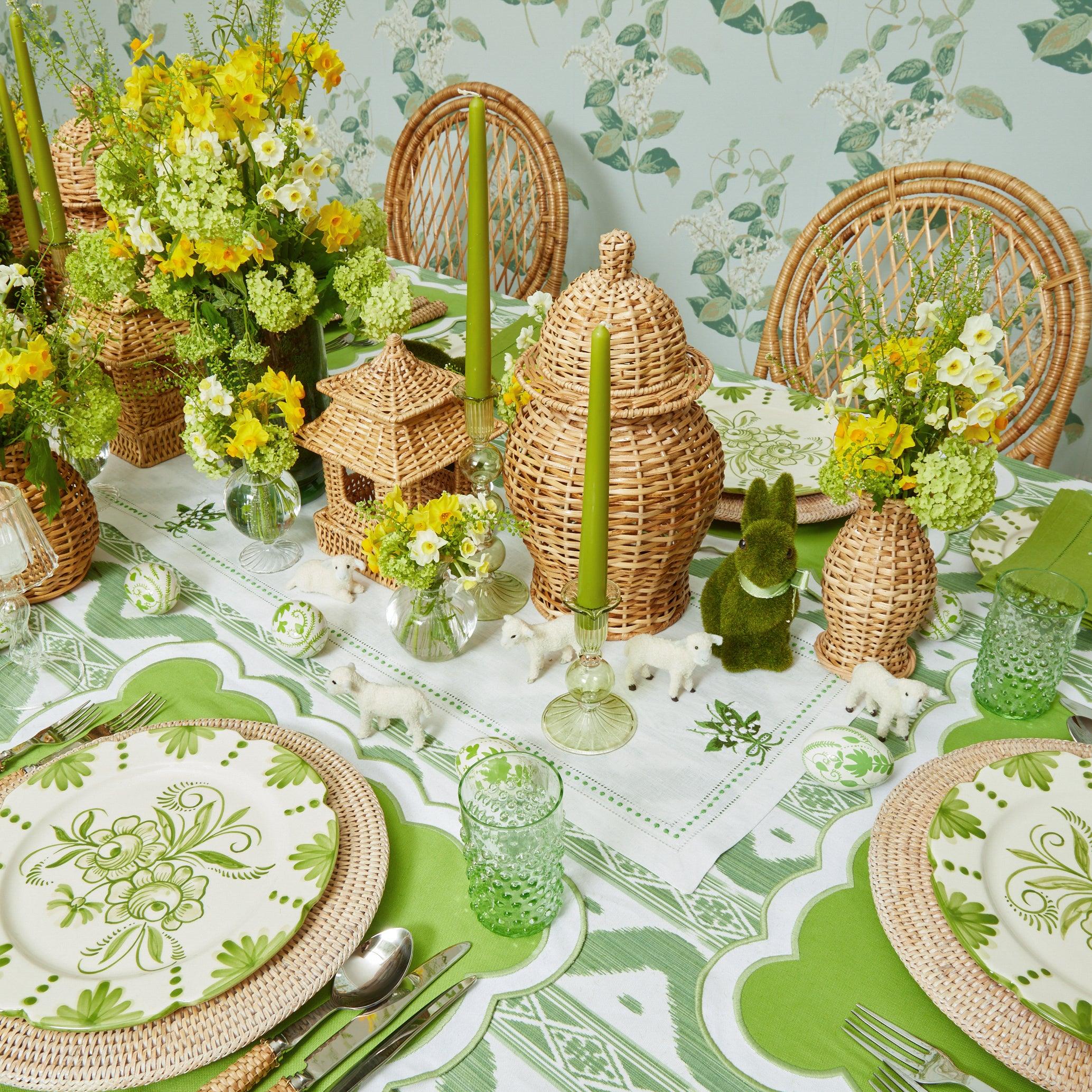 Natural Rattan Decoration Set - Mrs. Alice