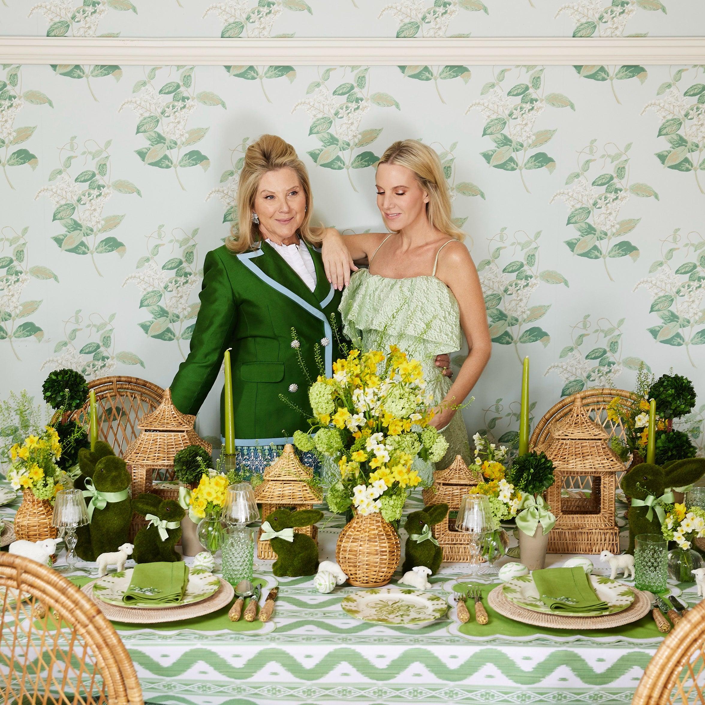 Natural Rattan Decoration Set - Mrs. Alice