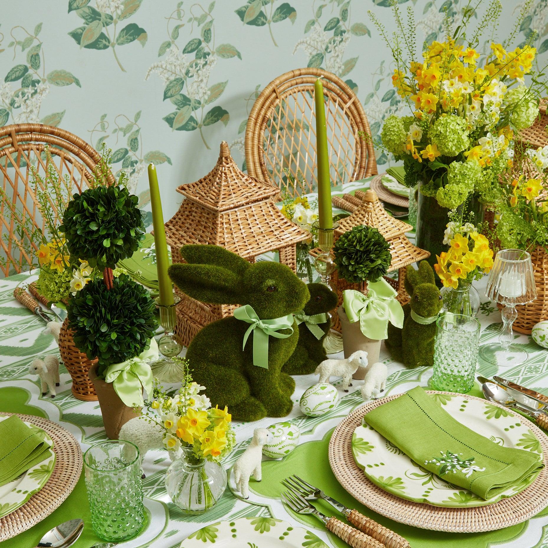 Natural Rattan Decoration Set - Mrs. Alice