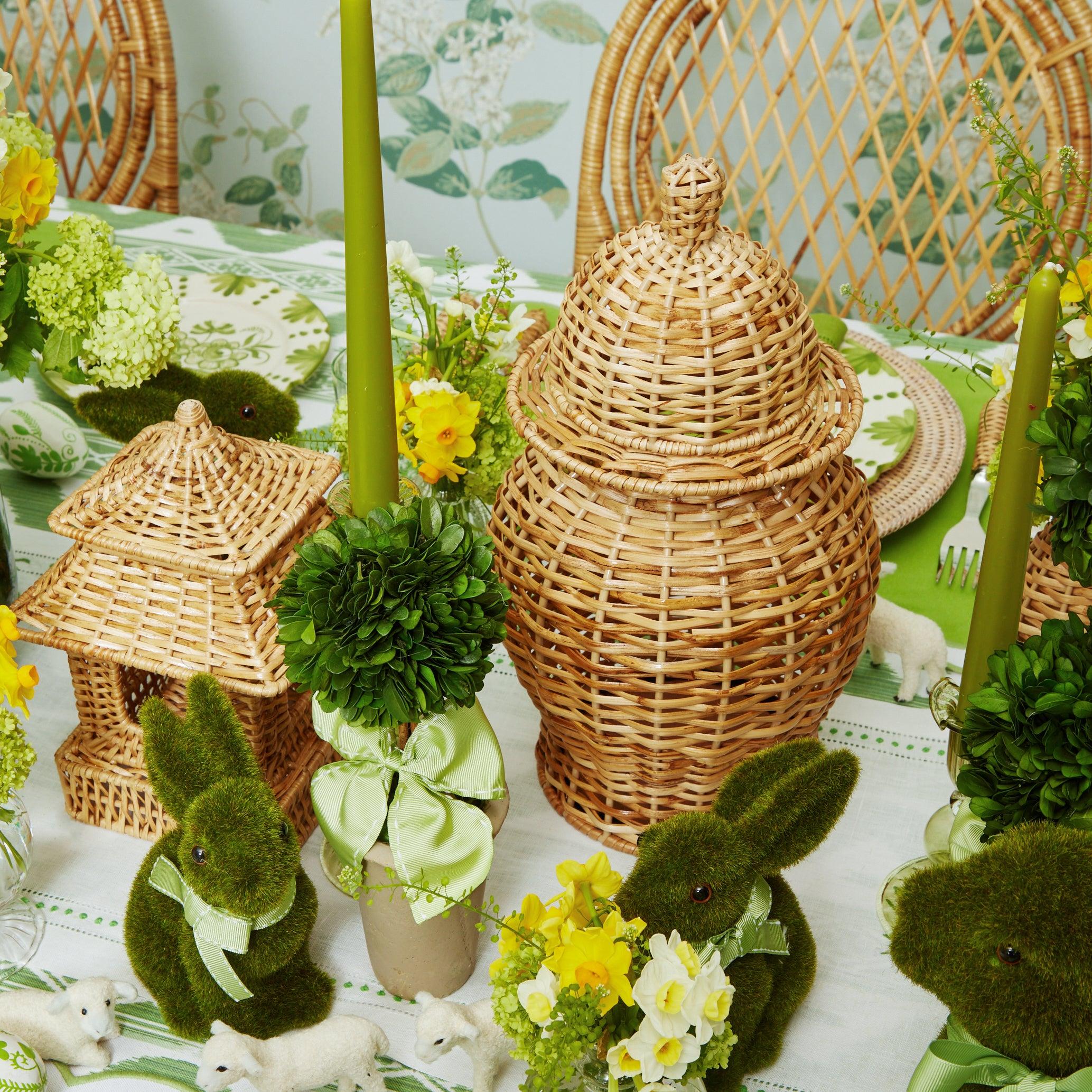 Natural Rattan Decoration Set - Mrs. Alice