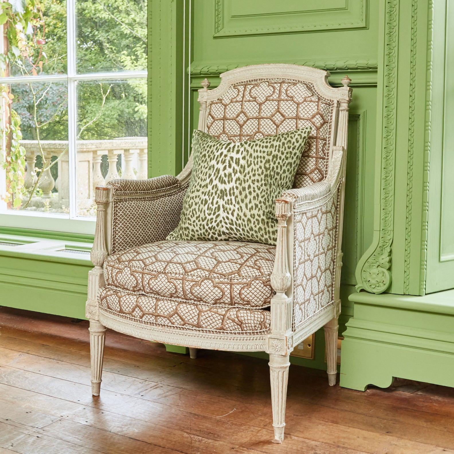 Olive Green Leopard Fabric - Mrs. Alice