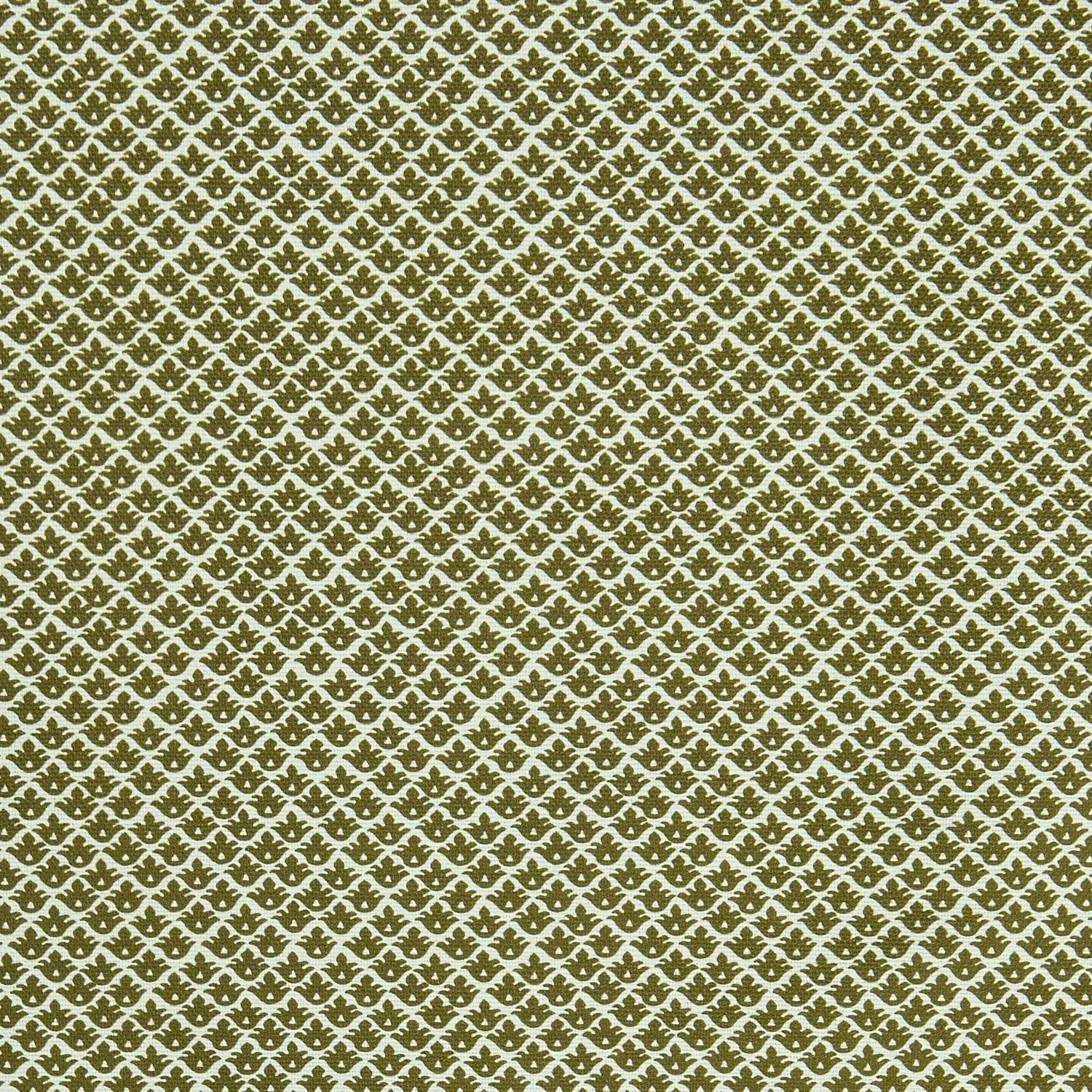 Olive Green Lotus Flower Fabric - Mrs. Alice