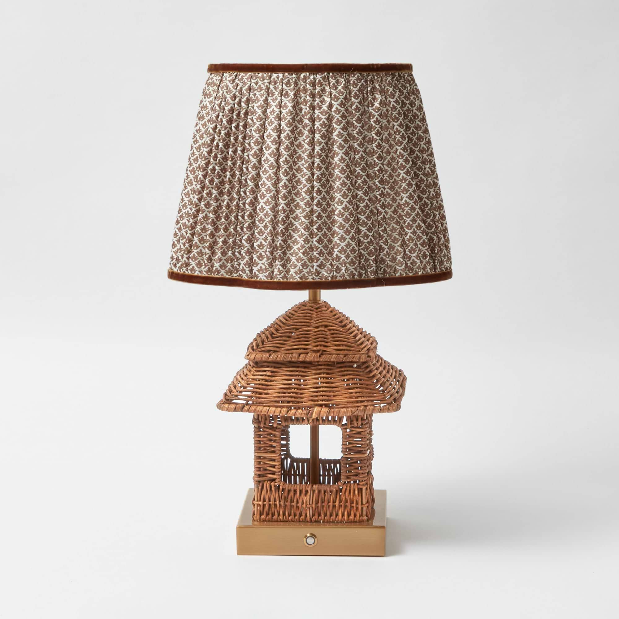 Chocolate Lotus Lampshade (30cm)