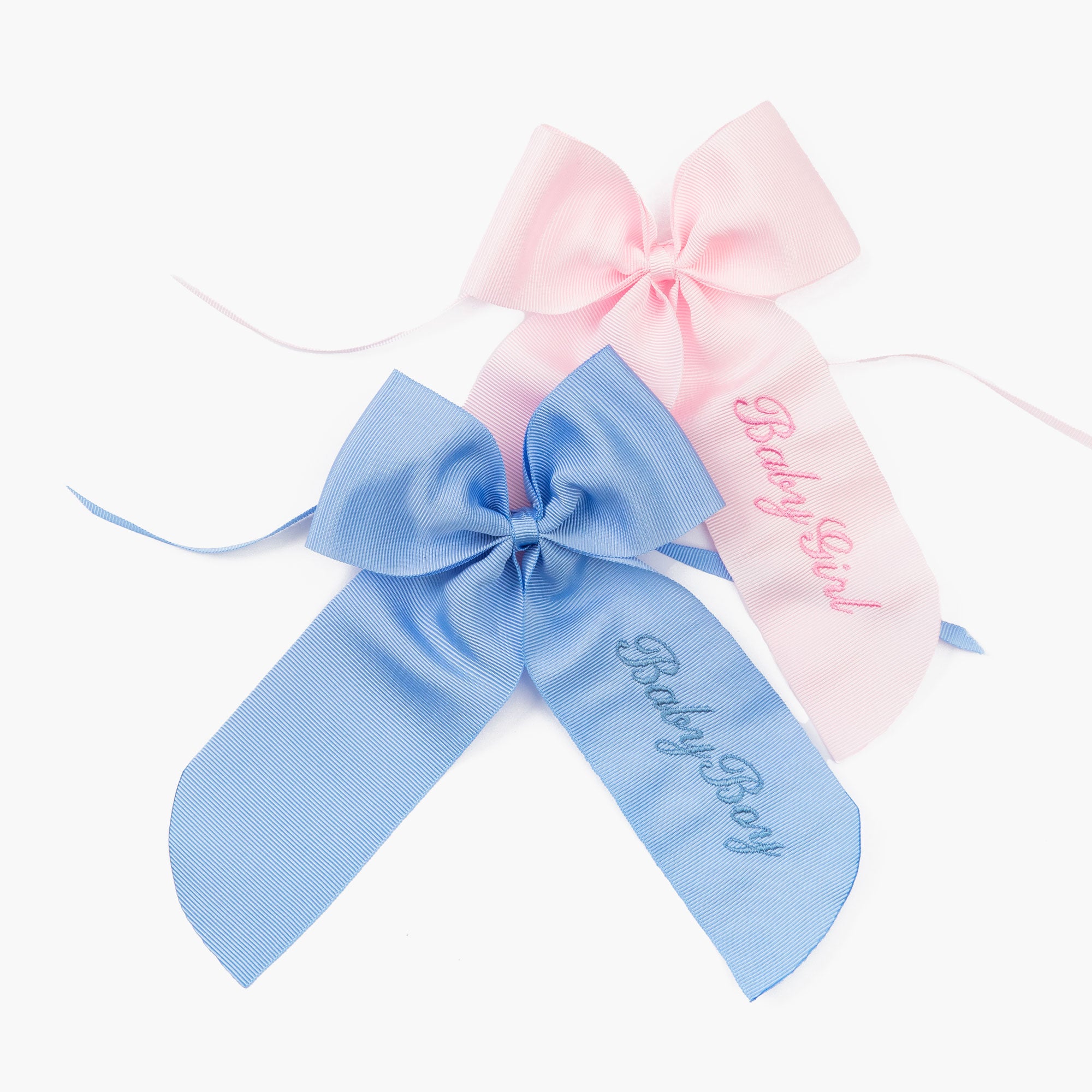 Pink Personalisable Grosgrain Bow