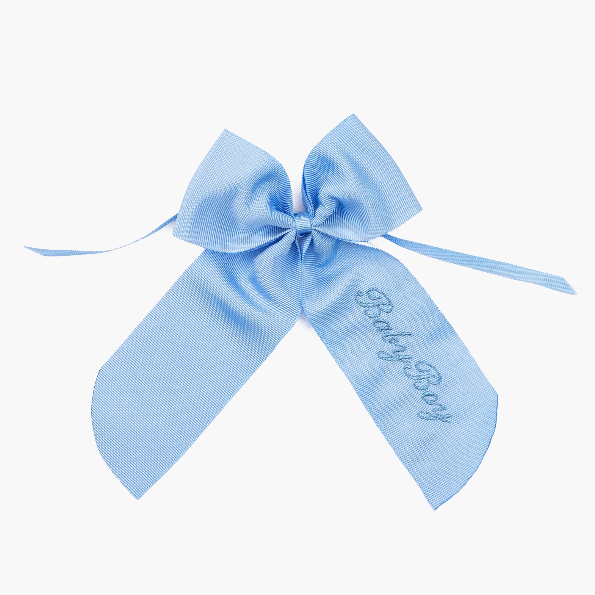 Blue Personalisable Grosgrain Bow