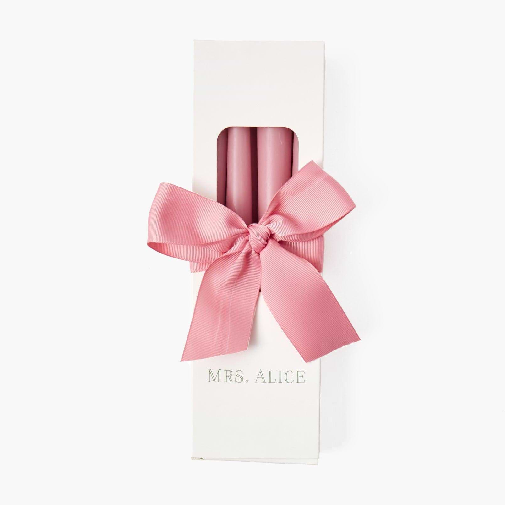 Pink Candles (Set of 8) - Mrs. Alice