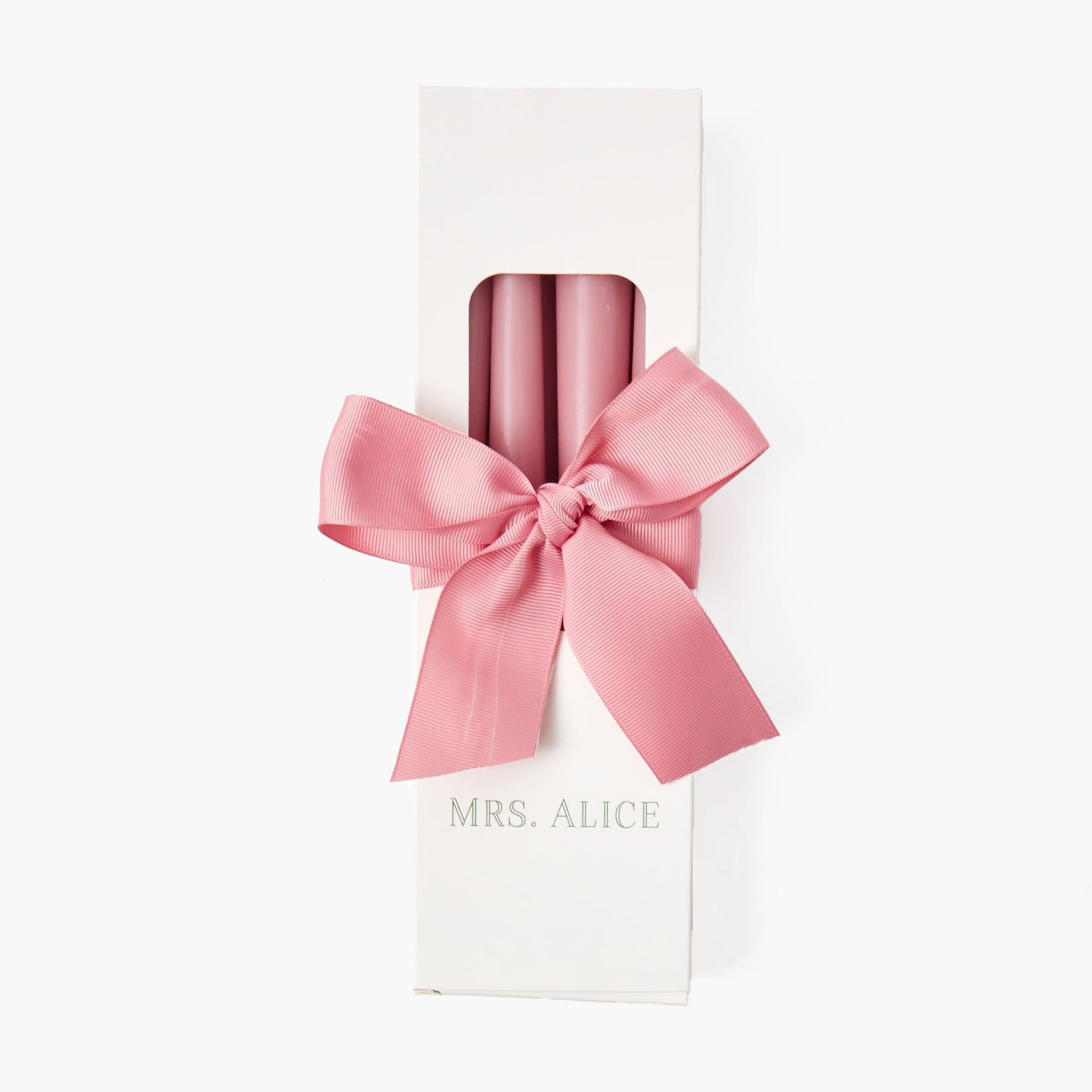 Pink Candles (Set of 8) - Mrs. Alice