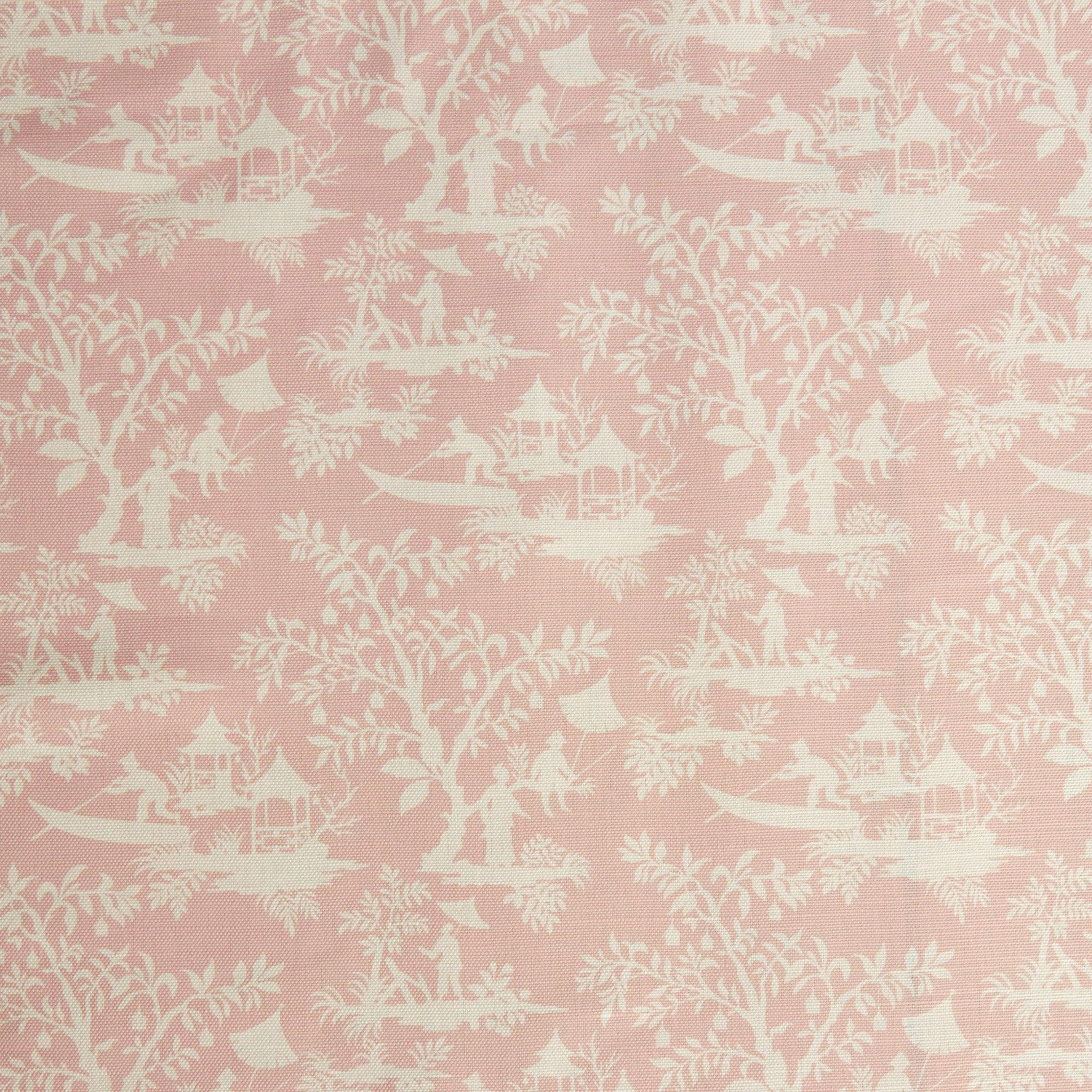 Pink Pagoda Garden Fabric - Mrs. Alice