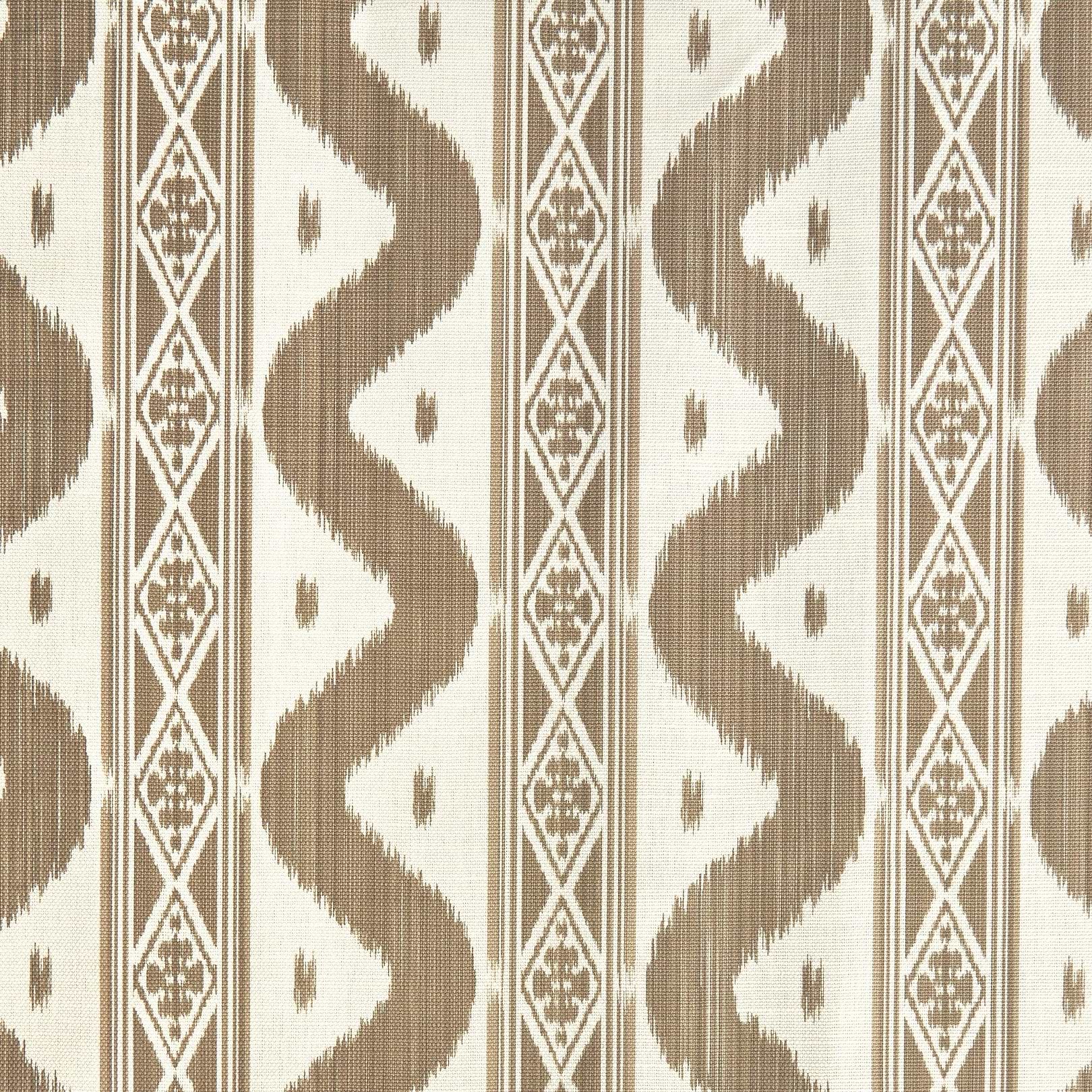 Putty Ikat Stripe Fabric