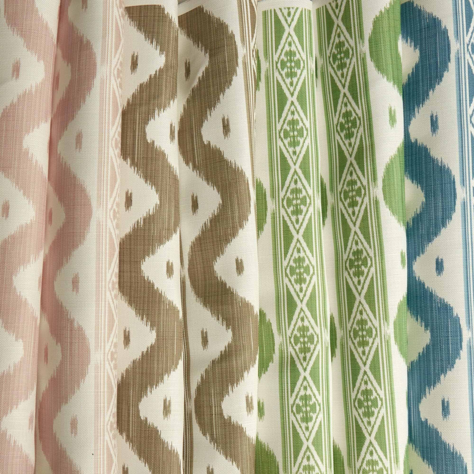 Putty Ikat Stripe Fabric - Mrs. Alice
