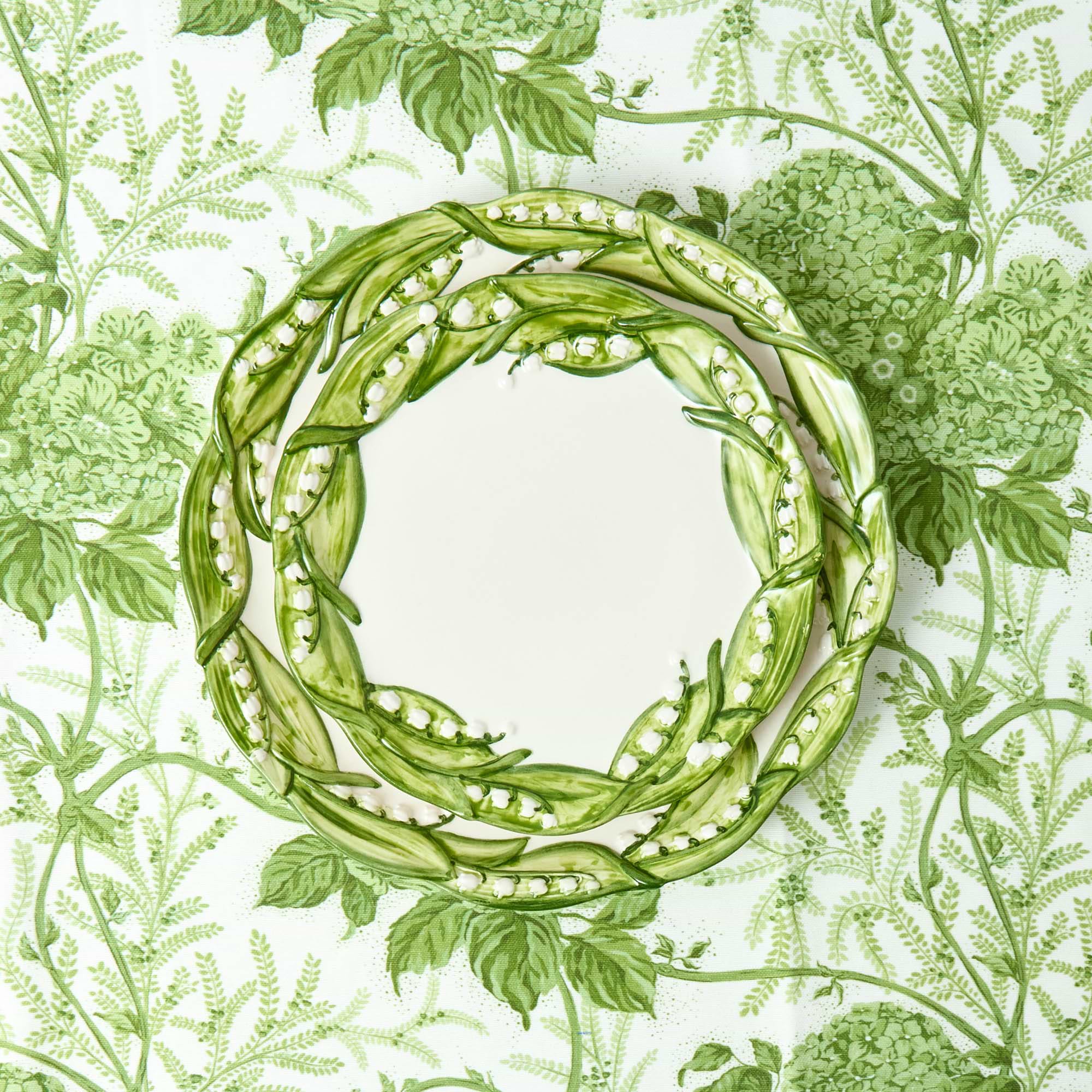 Green Lady Isabella's Garden Tablecloth