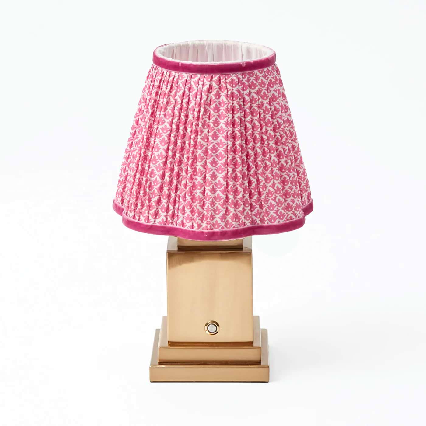 Raspberry Lotus Lampshade (18cm)