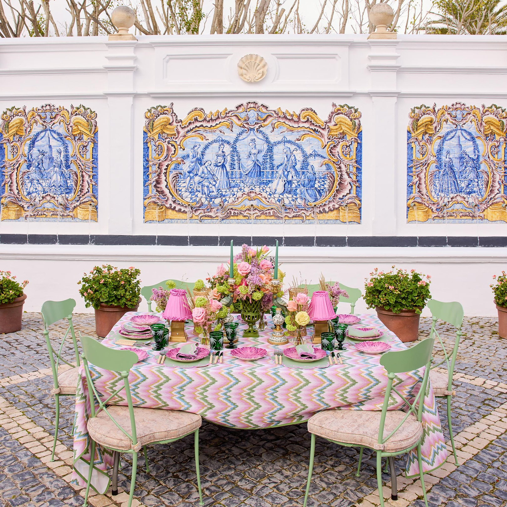 Aubergine Serena Cabbage Starter Plates (Set of 4)