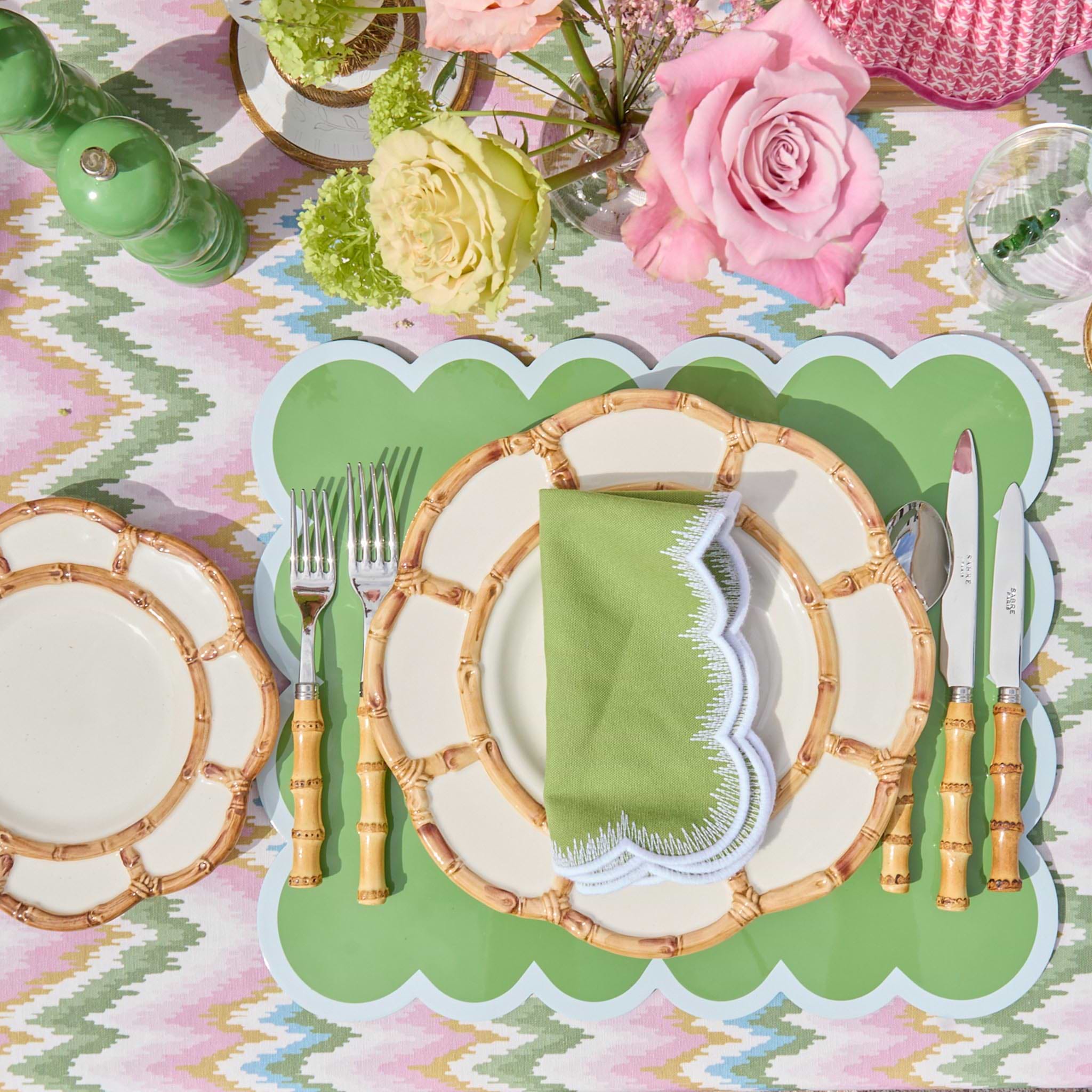 Petal Bamboo Starter Plate (Set of 4)