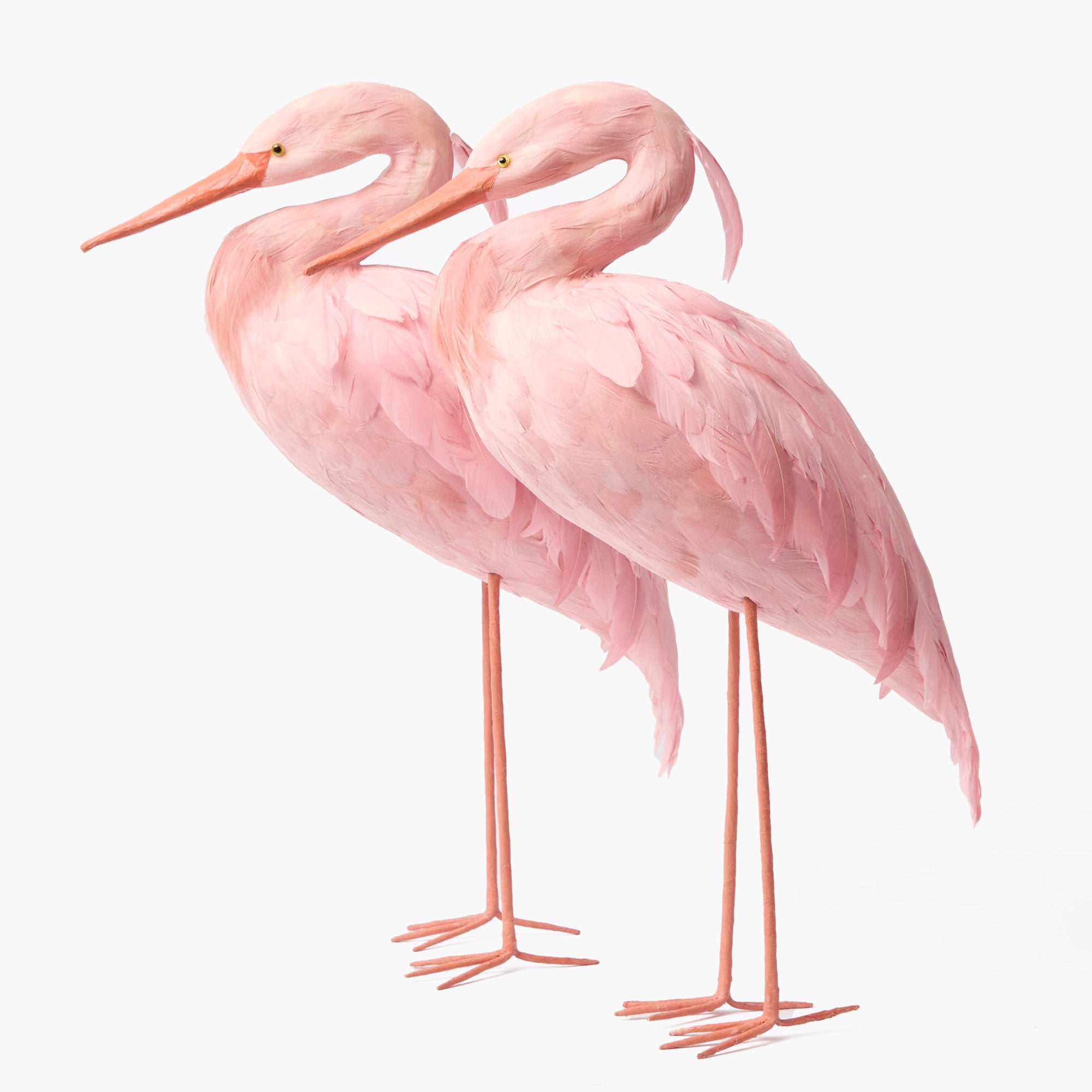 Pink Saskia Stork (Pair) - 60cm
