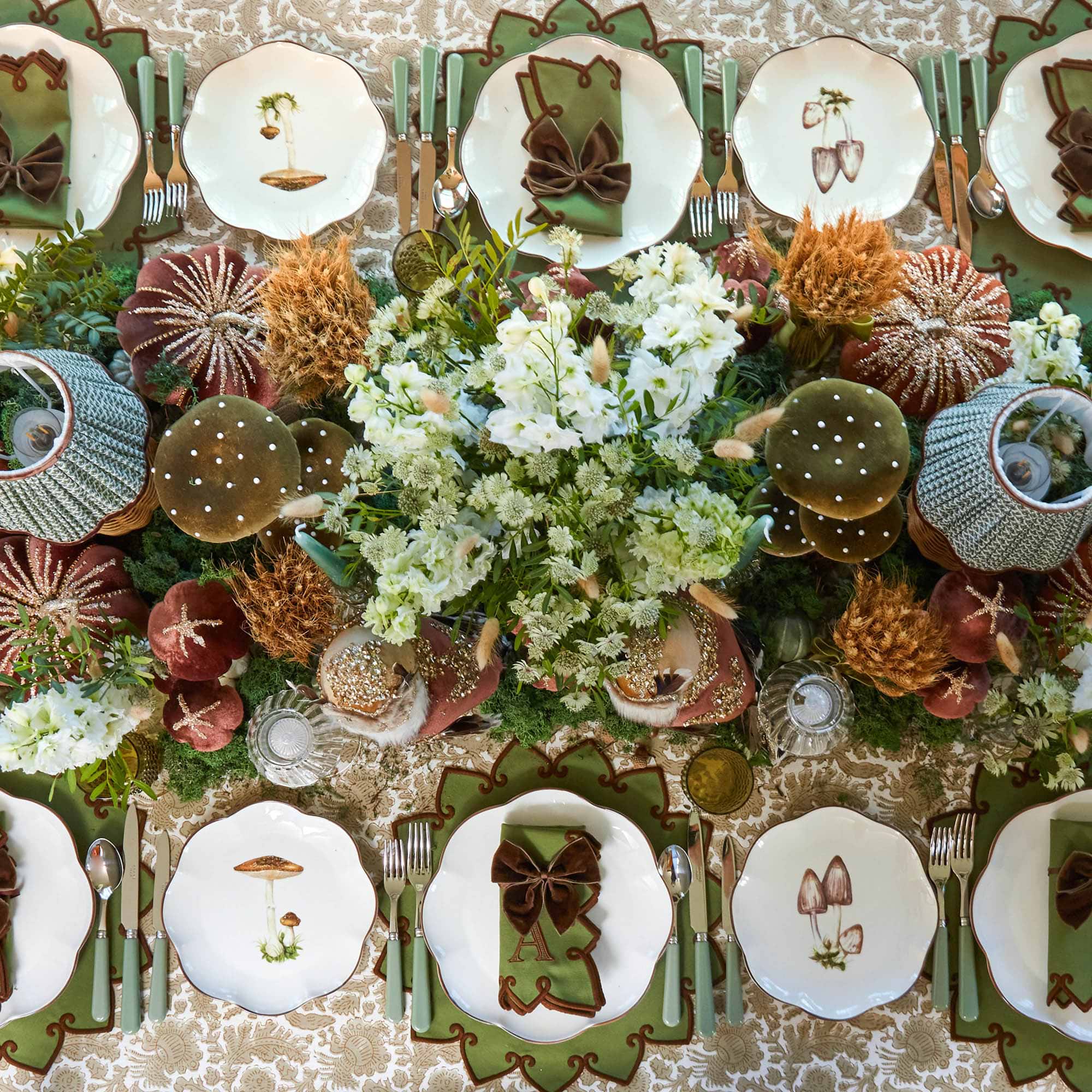 Putty Pheasant Tablecloth