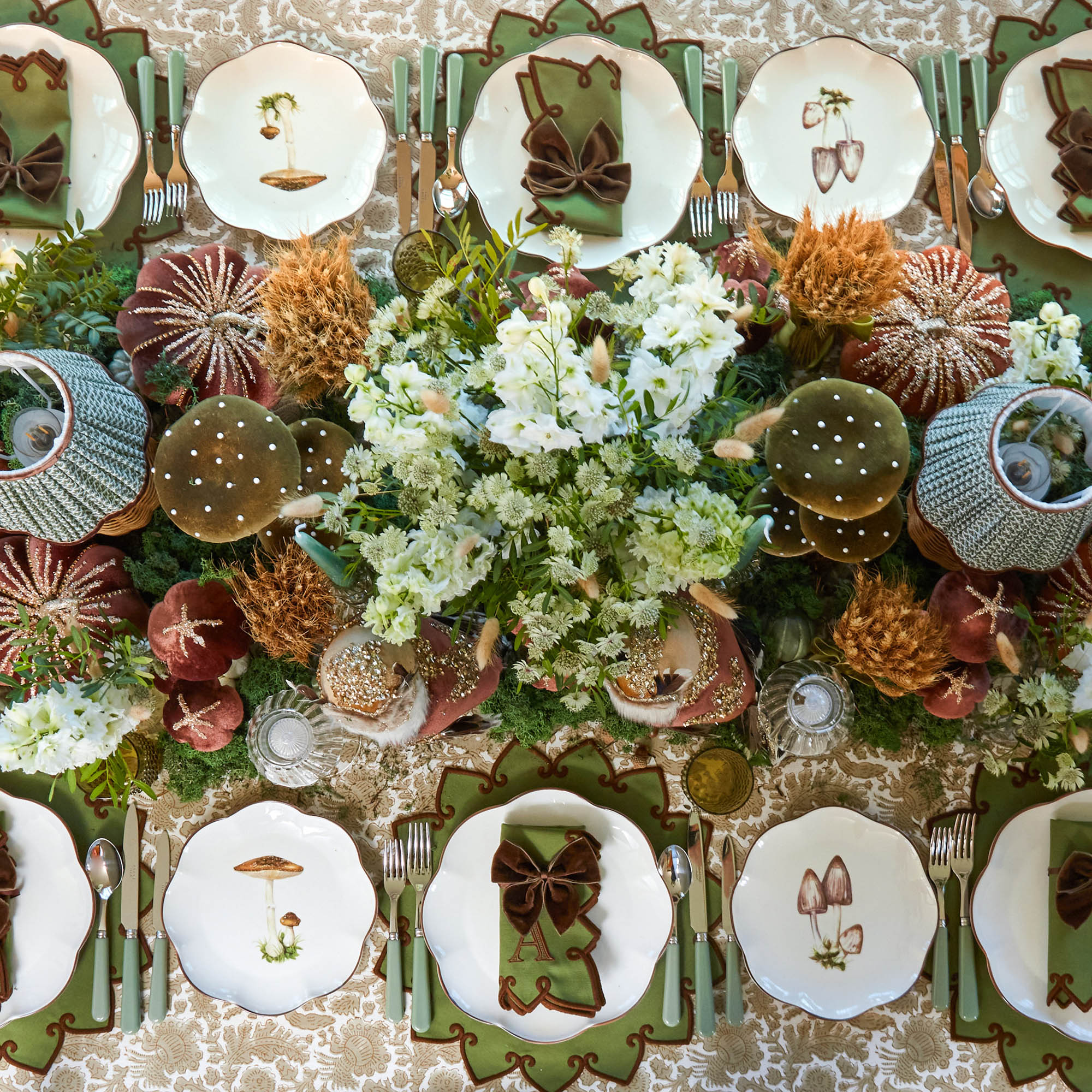 Putty Pheasant Tablecloth