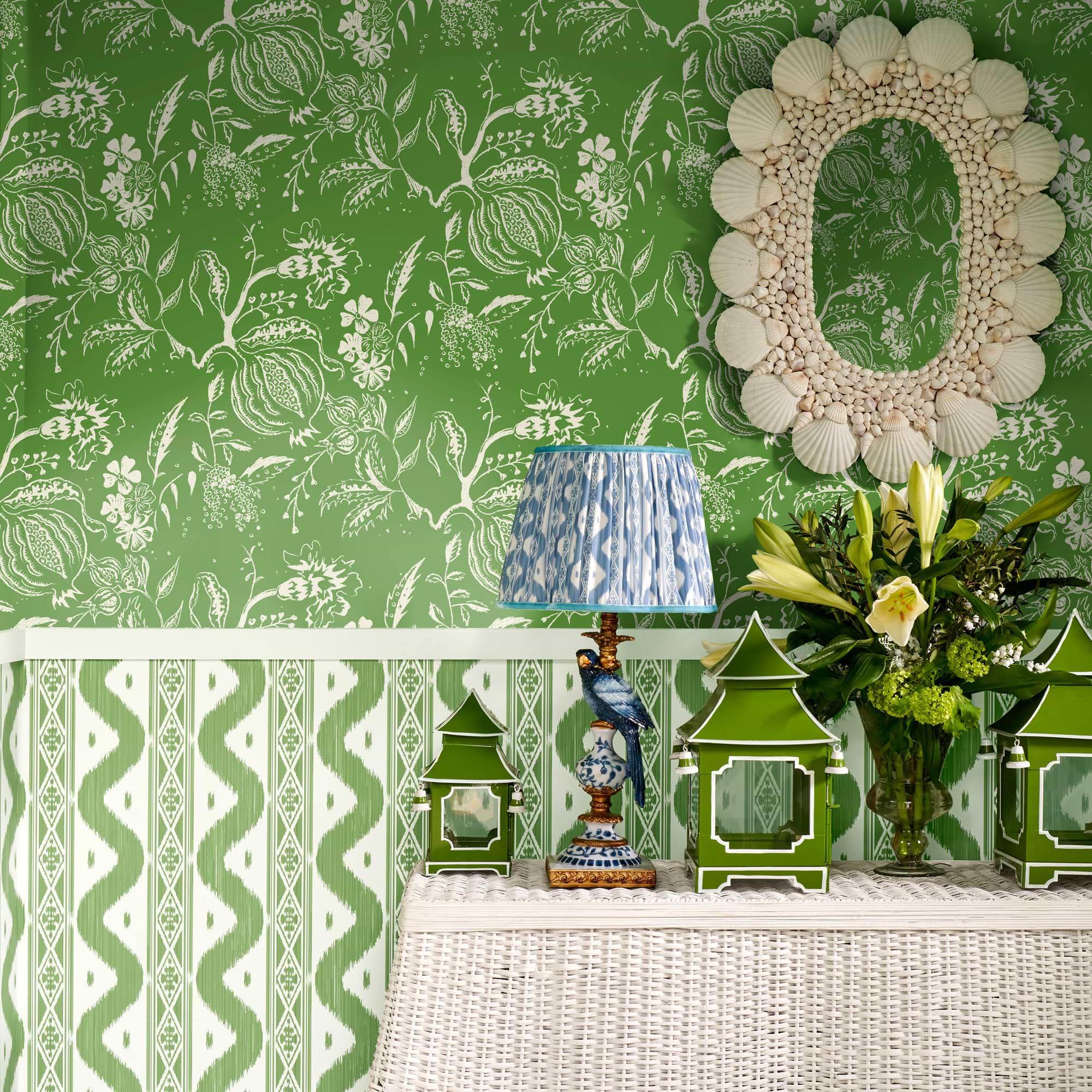 Green Chelsea Square Wallpaper