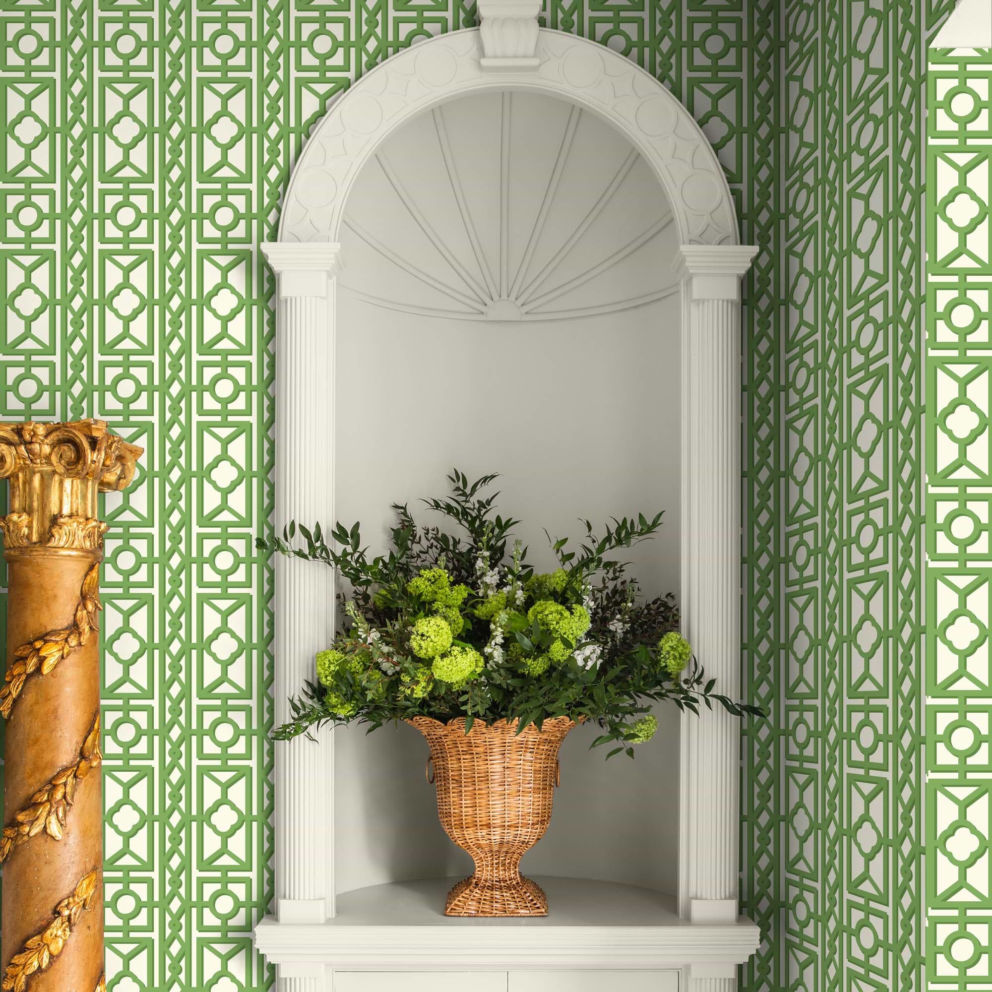 Green Pavilion Wallpaper