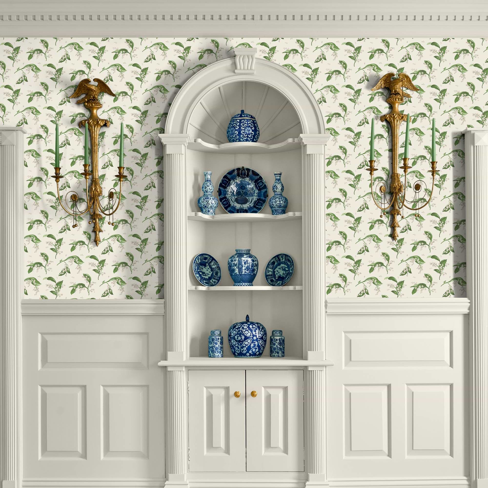 Pebble Lily of the Valley Wallpaper