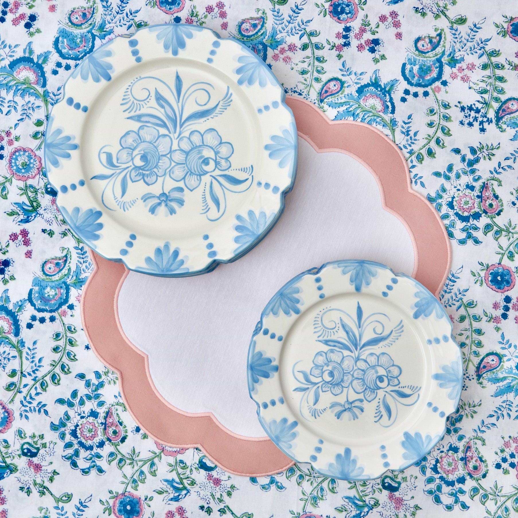Seville Blue Gardênia Starter Plate - Mrs. Alice