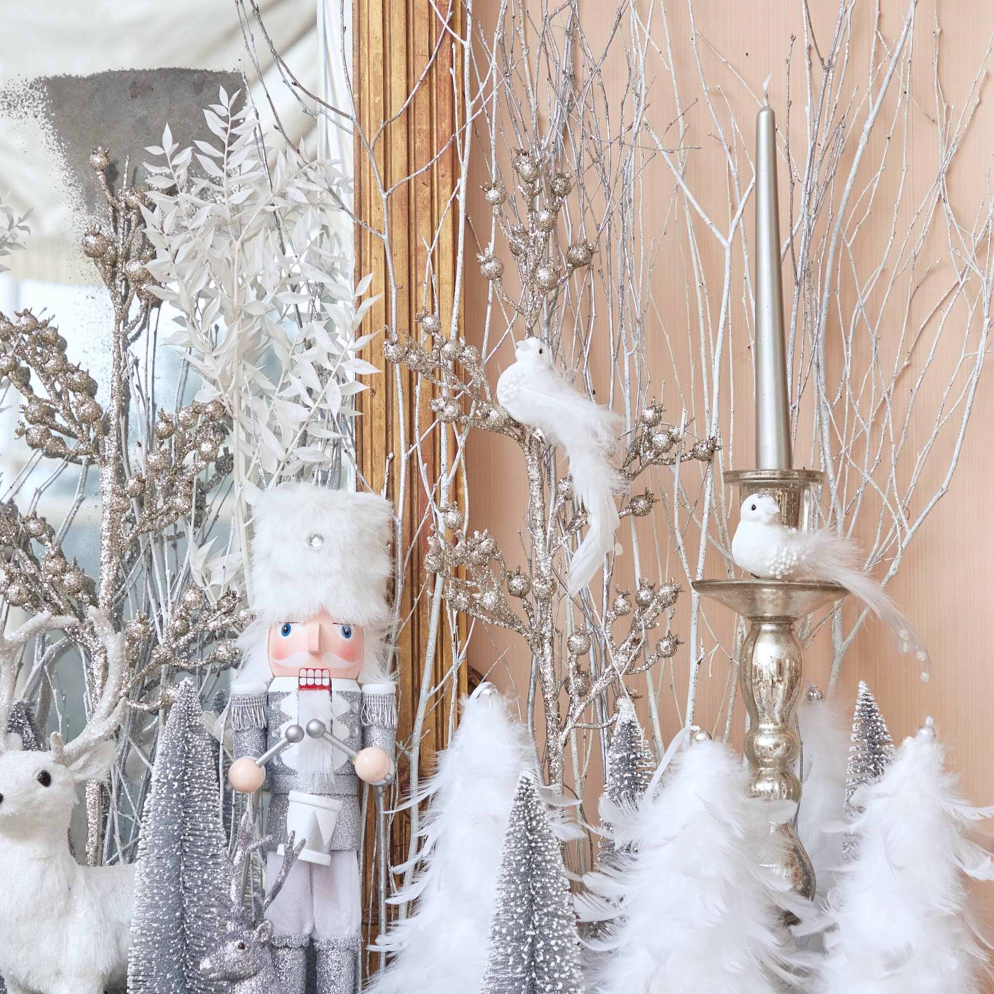 Add a touch of timeless style to your space with our Silver Candles.