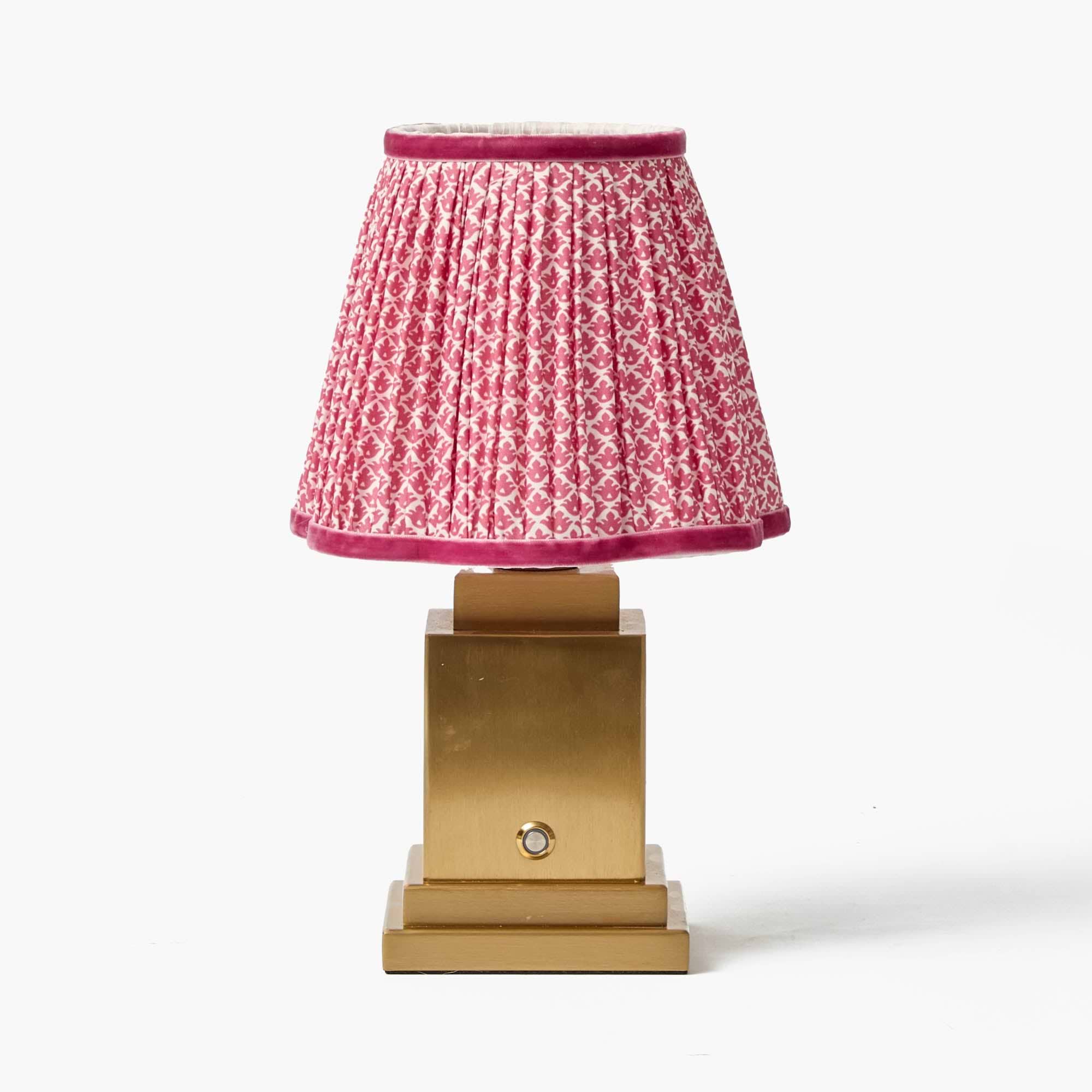 Raspberry Lotus Lampshade (18cm)
