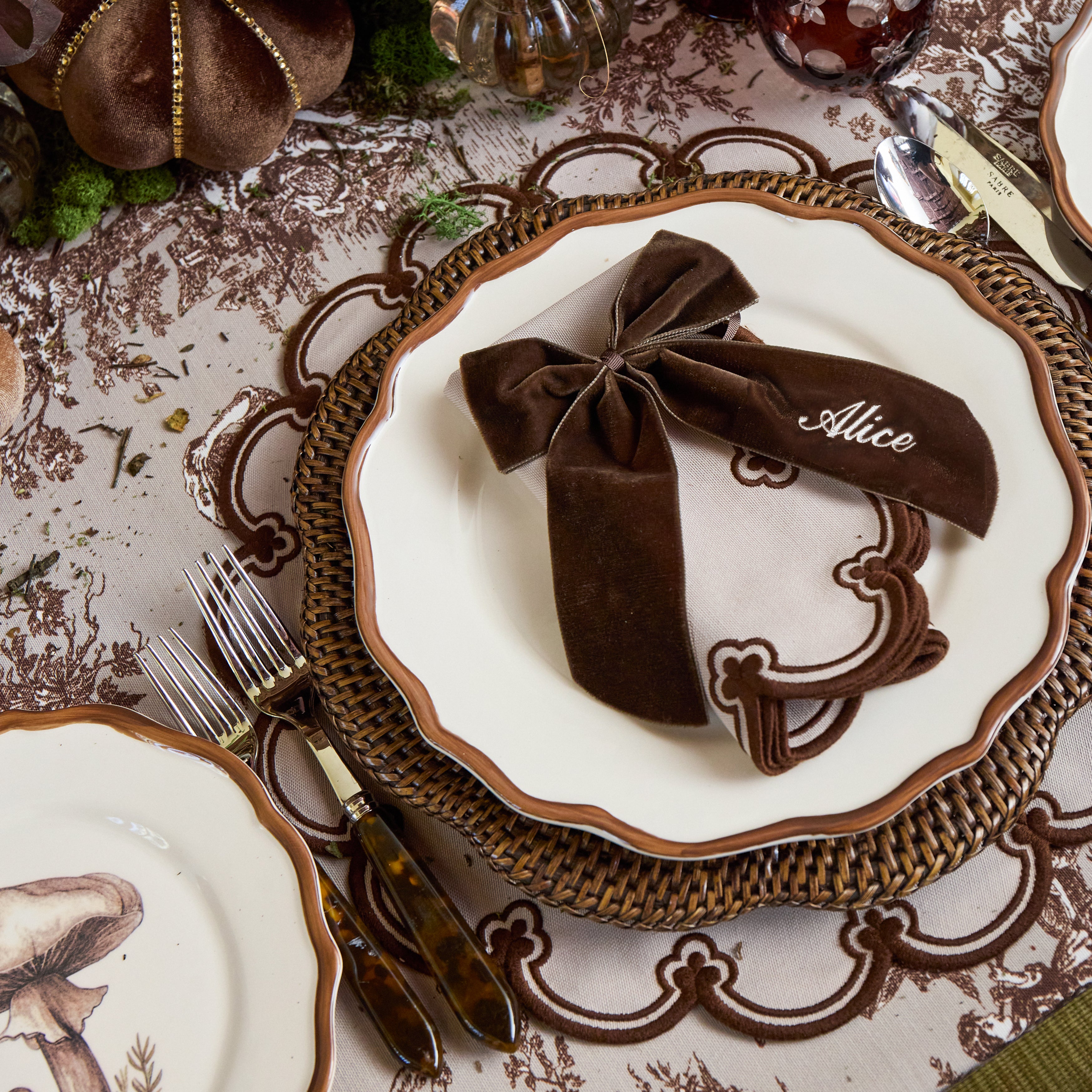 Chocolate Personalisable Bow